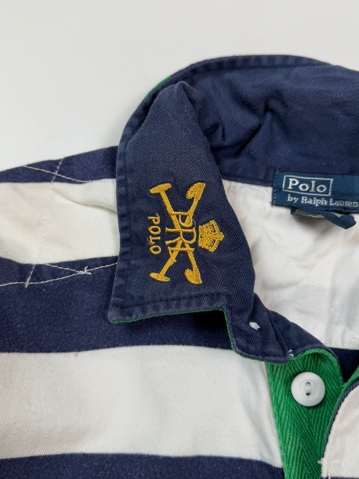 Polo Ralph Lauren Mercer striped rugby polo shirt (XXS)