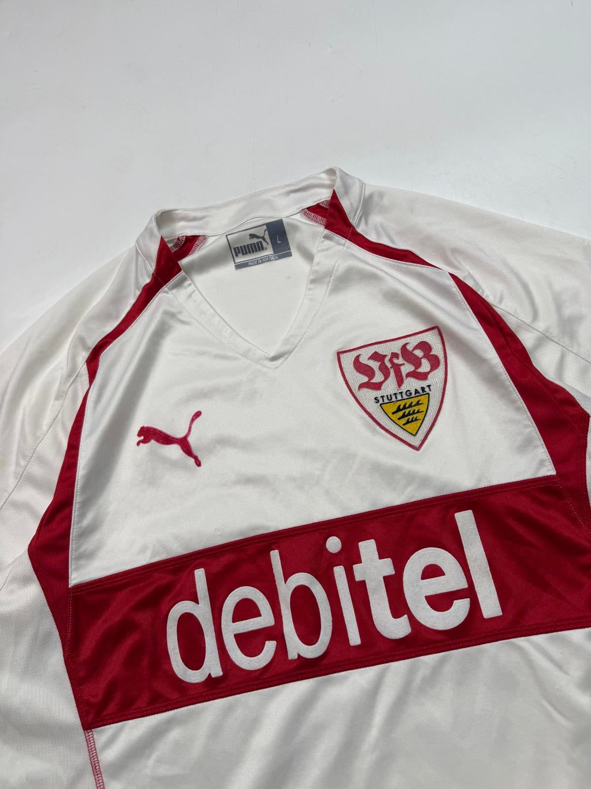 Vintage Stuttgart 2004/05 Puma home football shirt (L)