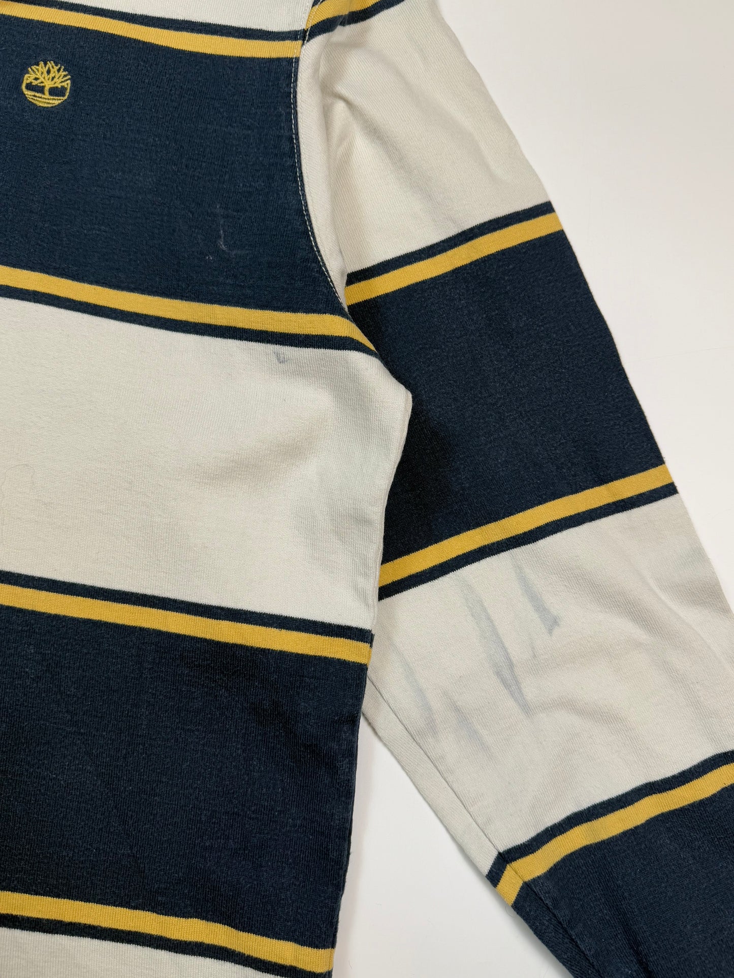 Vintage Timberland striped rugby polo (L)