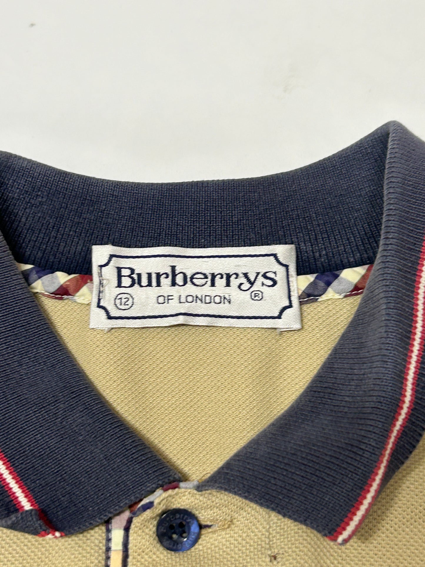 Vintage 90s Burberry polo shirt (3XL)