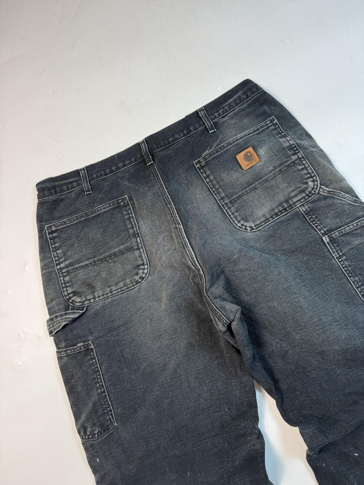 Carhartt fleece lined baggy carpenter pants (W38)