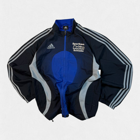 Vintage Adidas all over print track jacket (L)