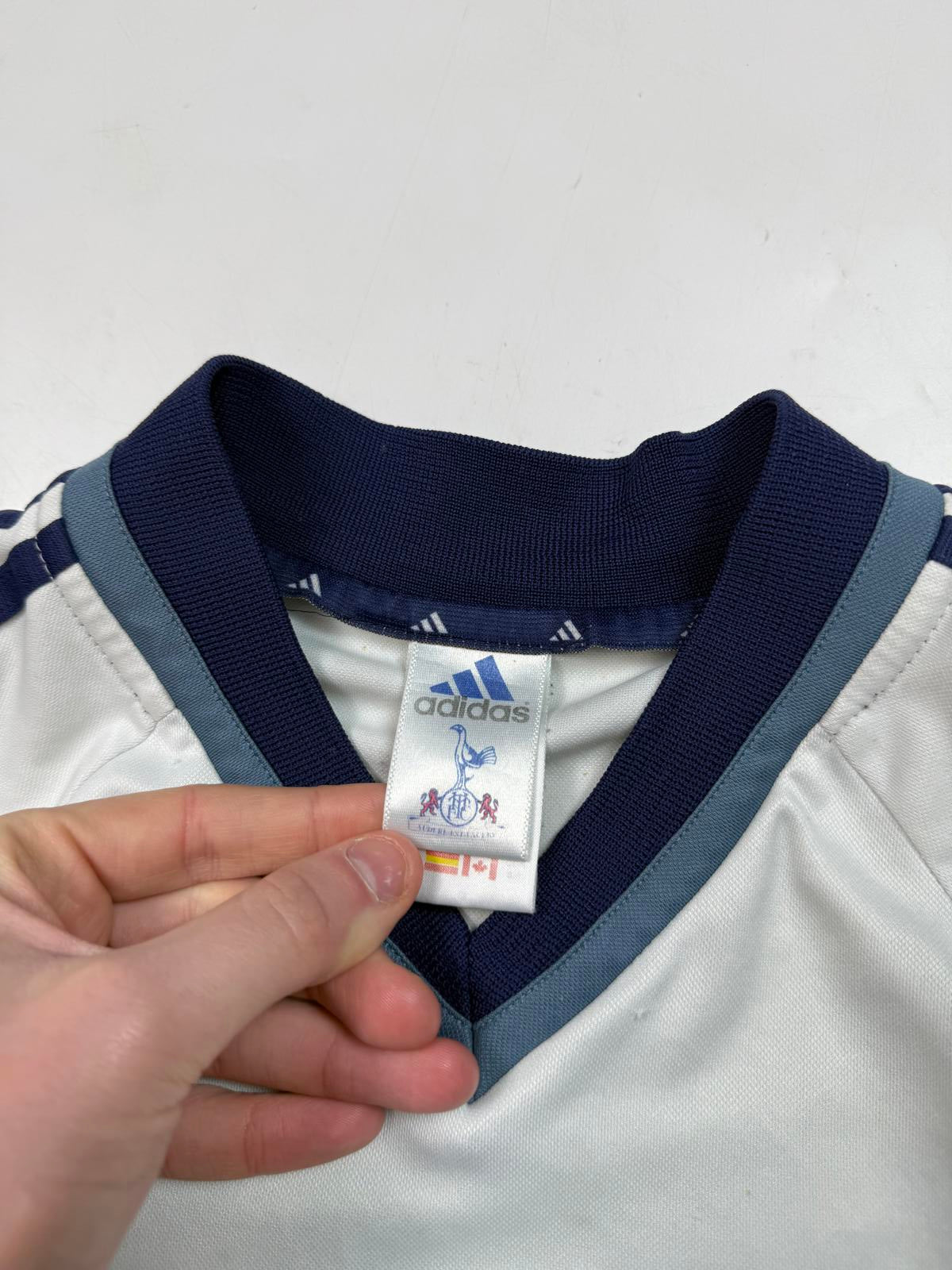 Vintage Tottenham 2001/02 Adidas home football shirt (S)