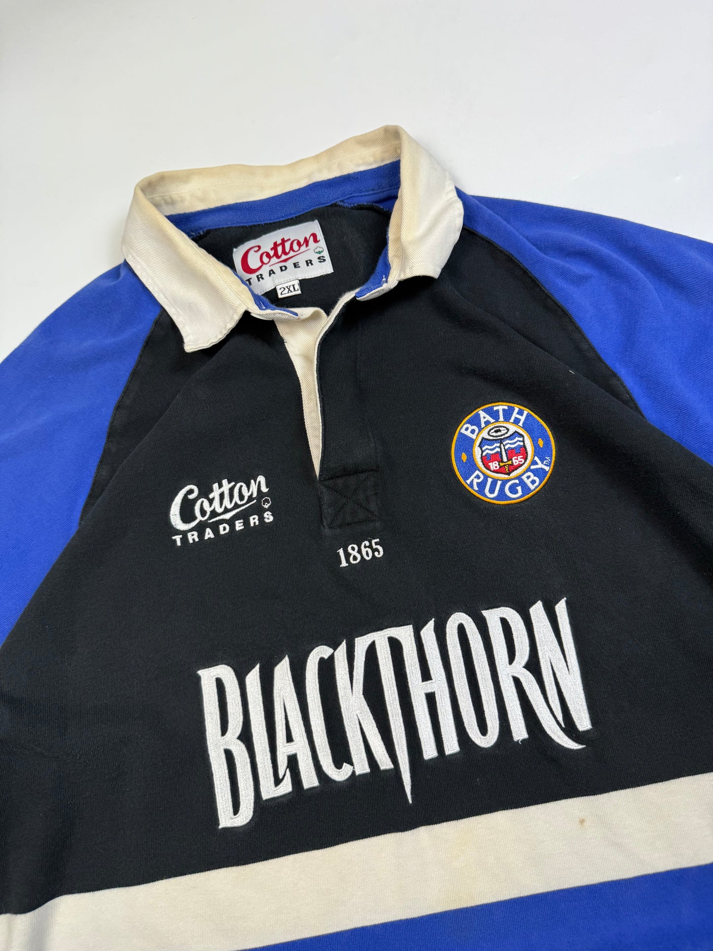 Vintage Bath 2003/04 Cotton Traders rugby shirt (XXL)