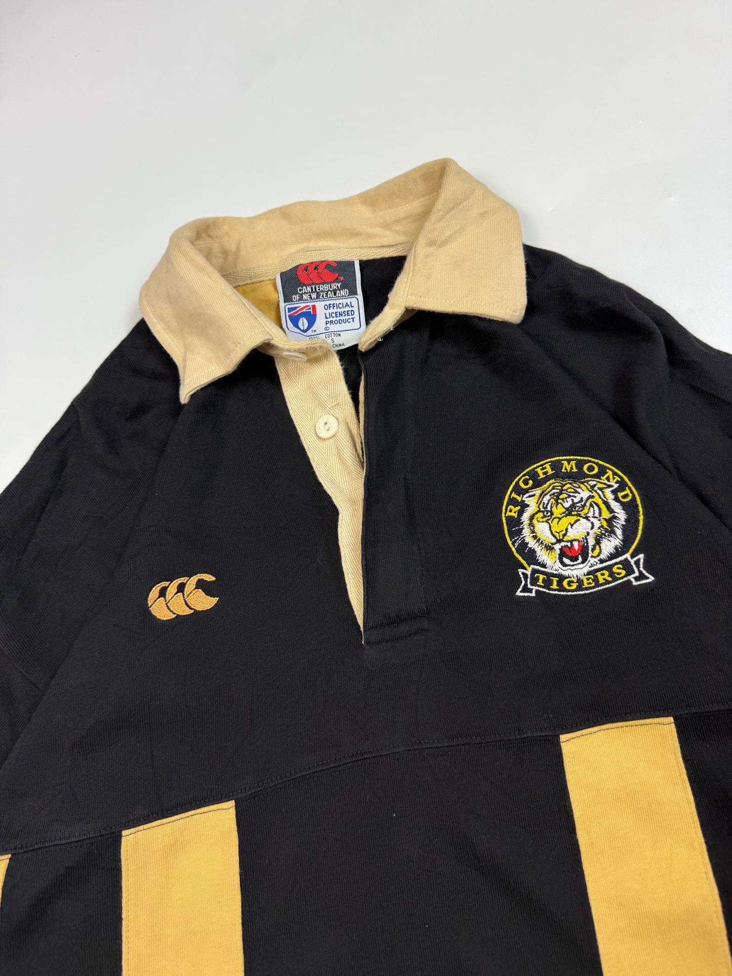 Vintage 90s Richmond Tigers AFL Canterbury shirt (S)