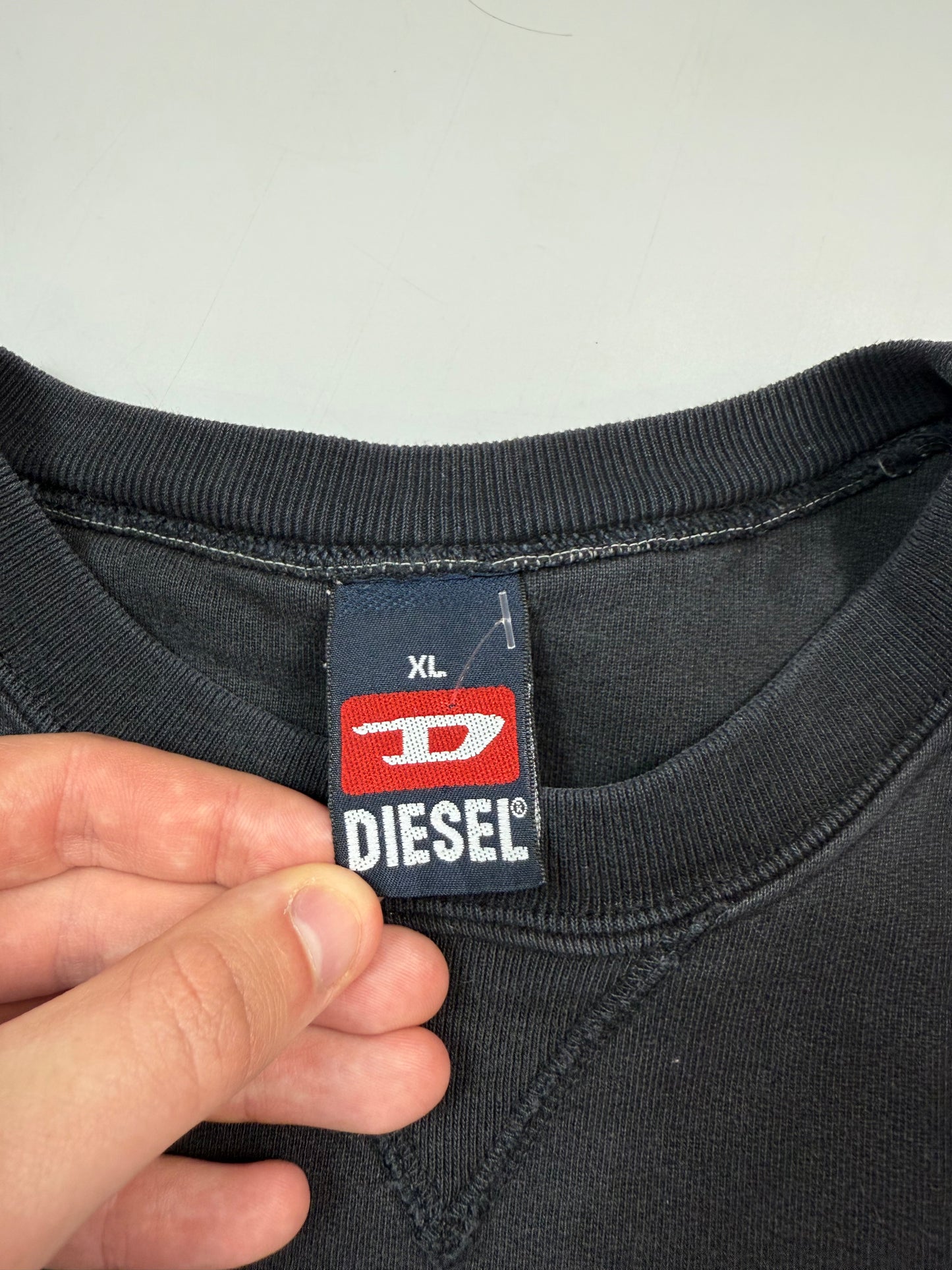 Vintage Diesel denim division spell out sweatshirt (XL)