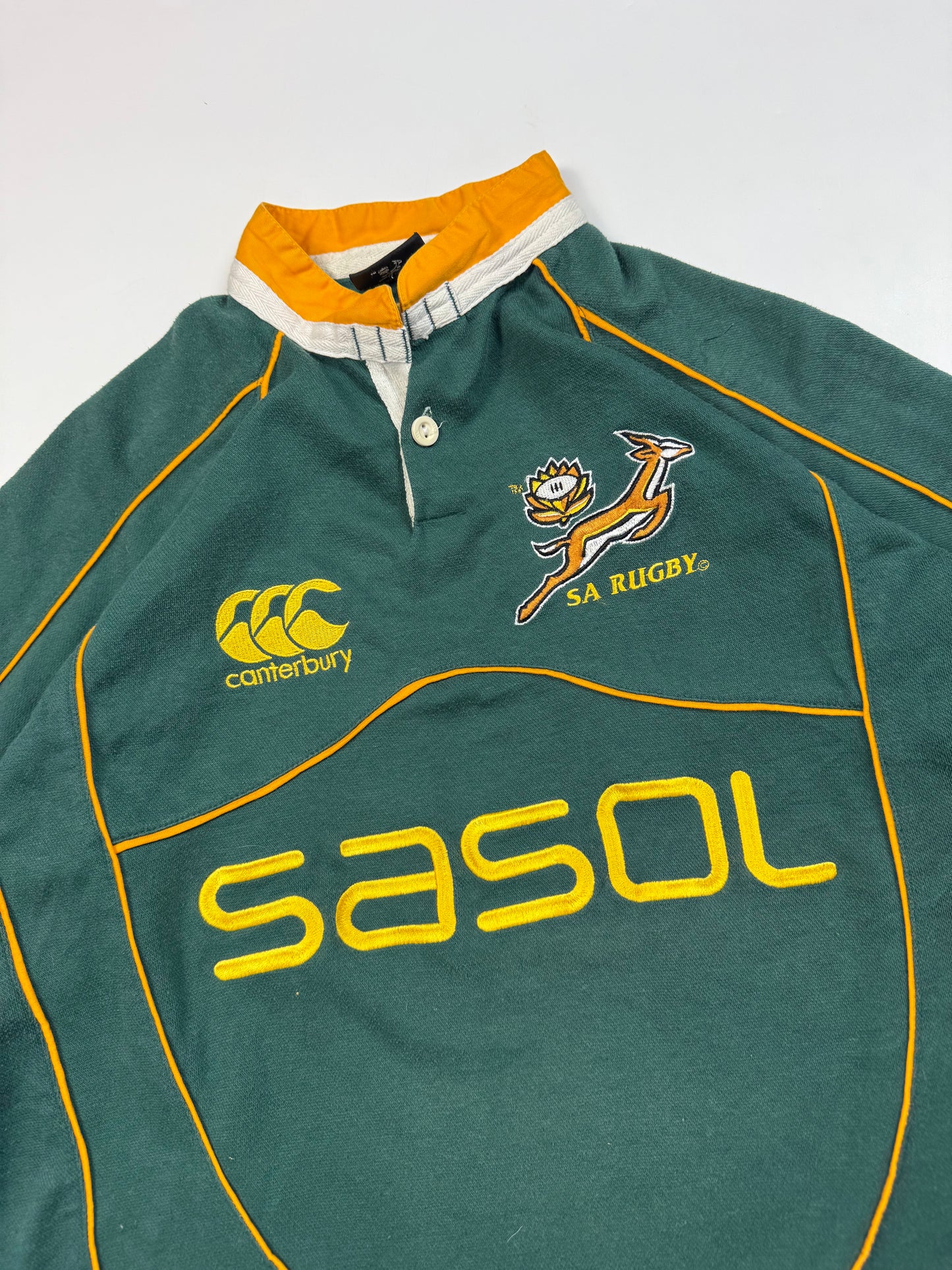 Vintage South Africa 2007/08 Canterbury rugby union shirt (M)