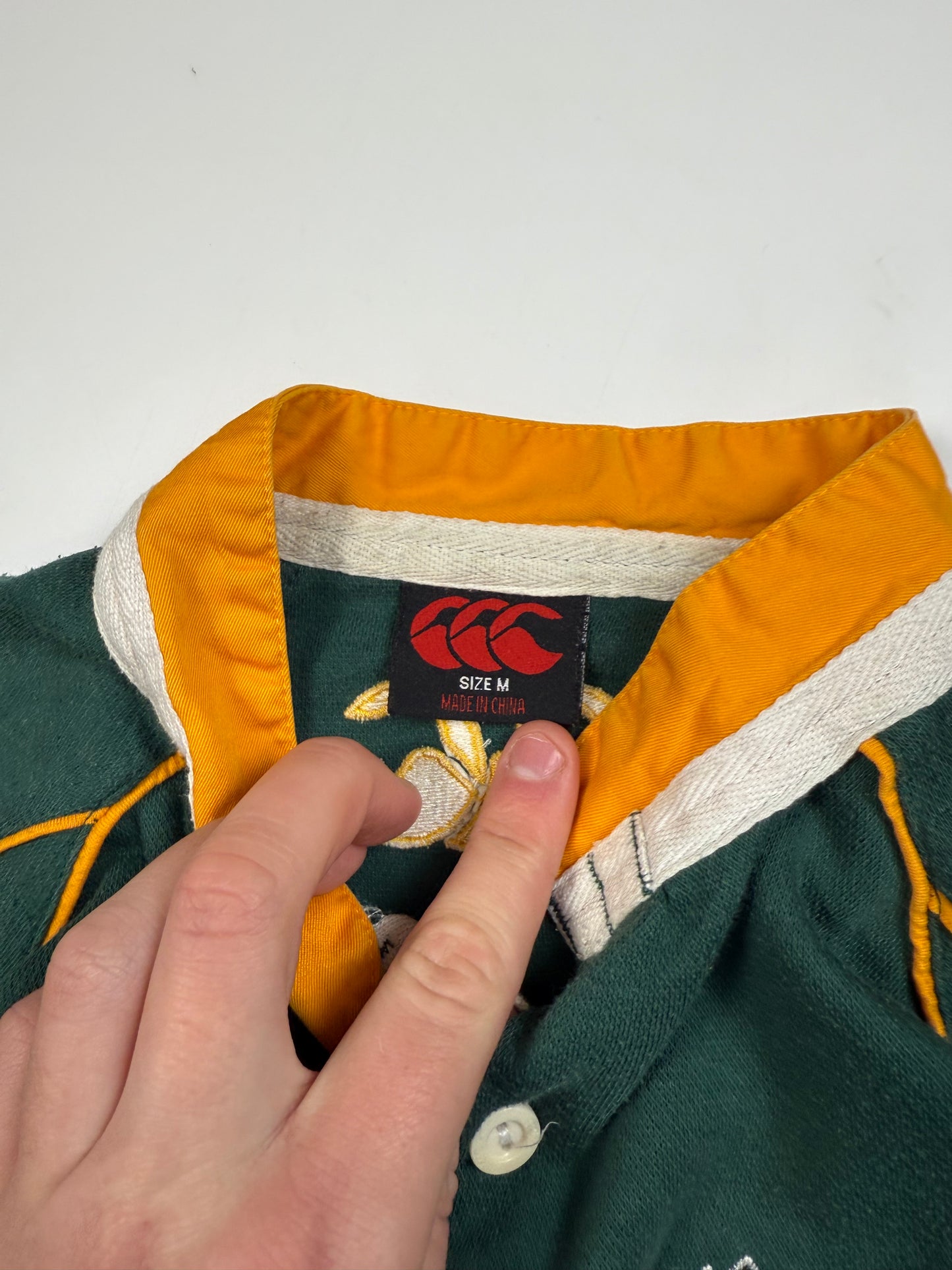 Vintage South Africa 2007/08 Canterbury rugby union shirt (M)