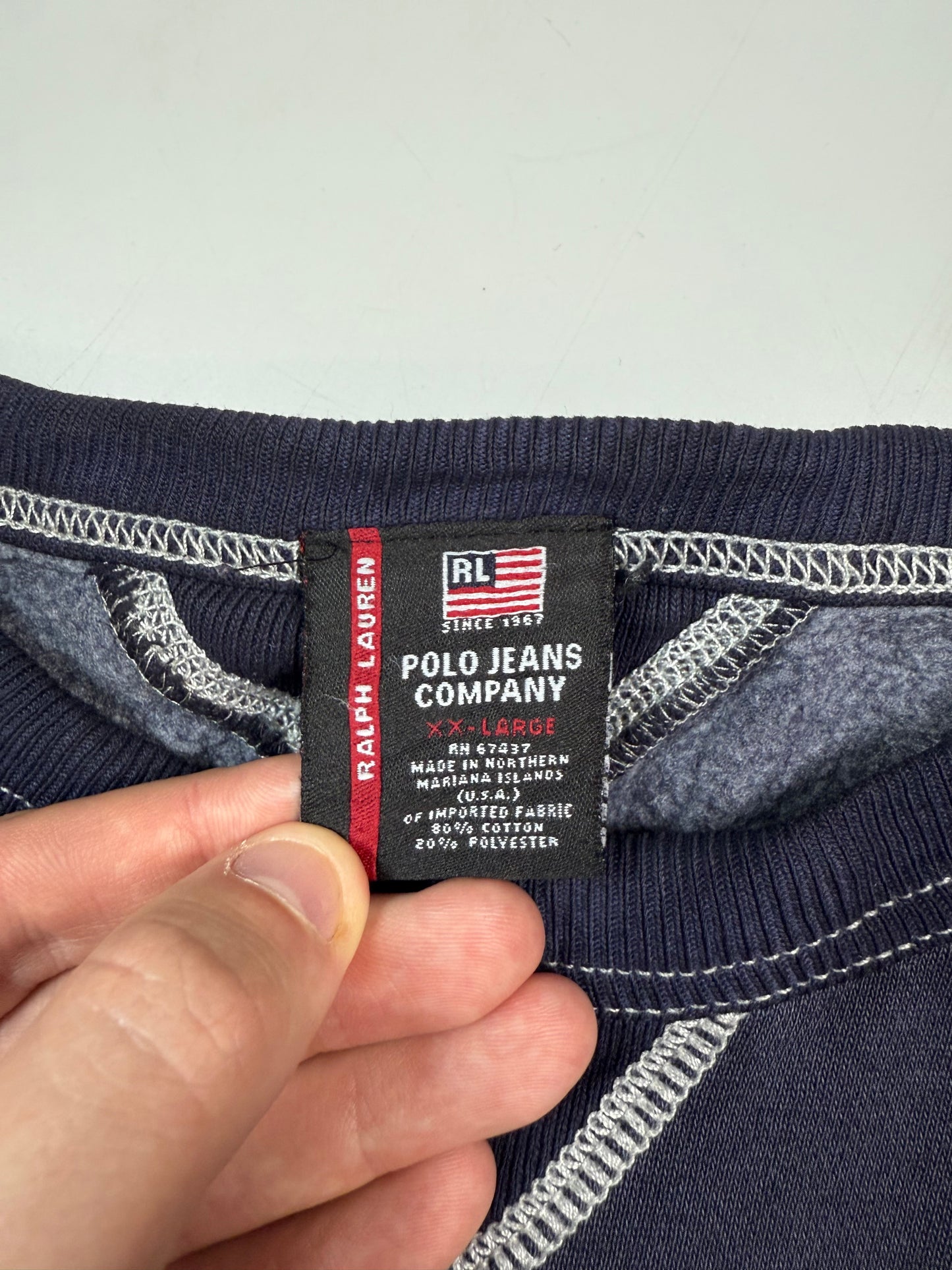 Vintage Ralph Lauren polo jeans co spell out sweatshirt (XXL)