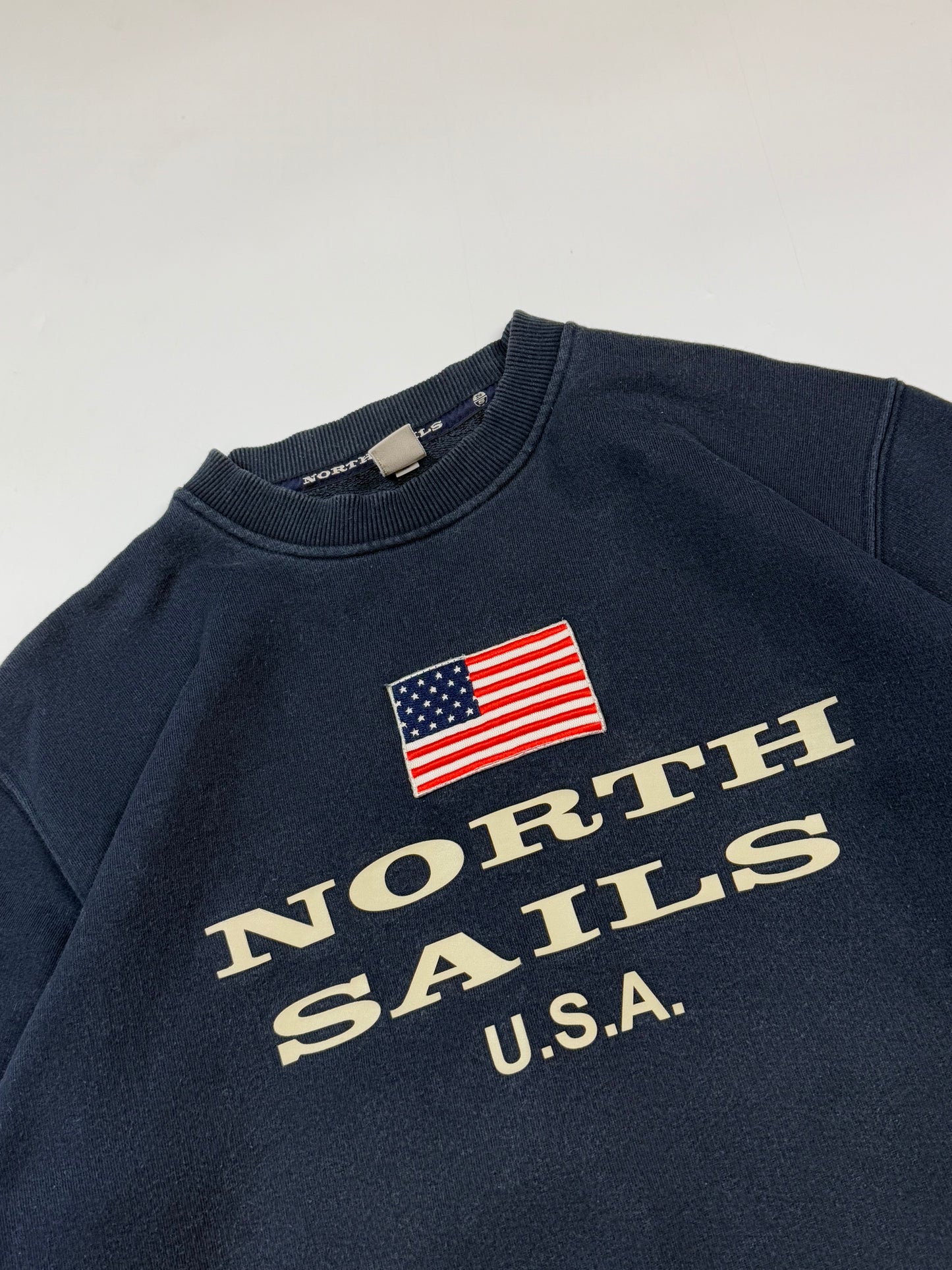 Vintage North Sails USA spell out sweatshirt (S)
