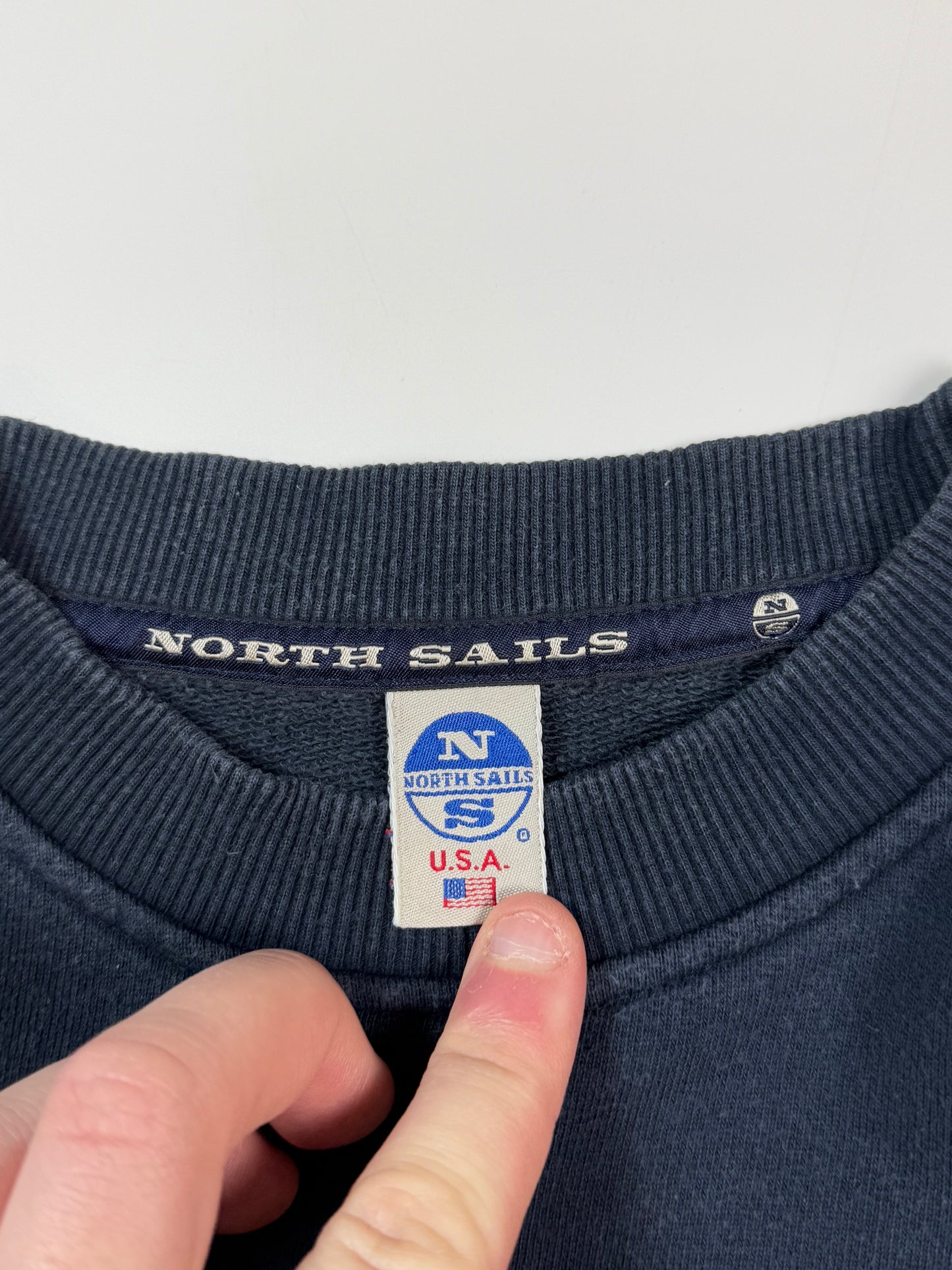 Vintage North Sails USA spell out sweatshirt (S)