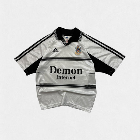 Vintage Fulham 1999-01 Adidas home football shirt (S)