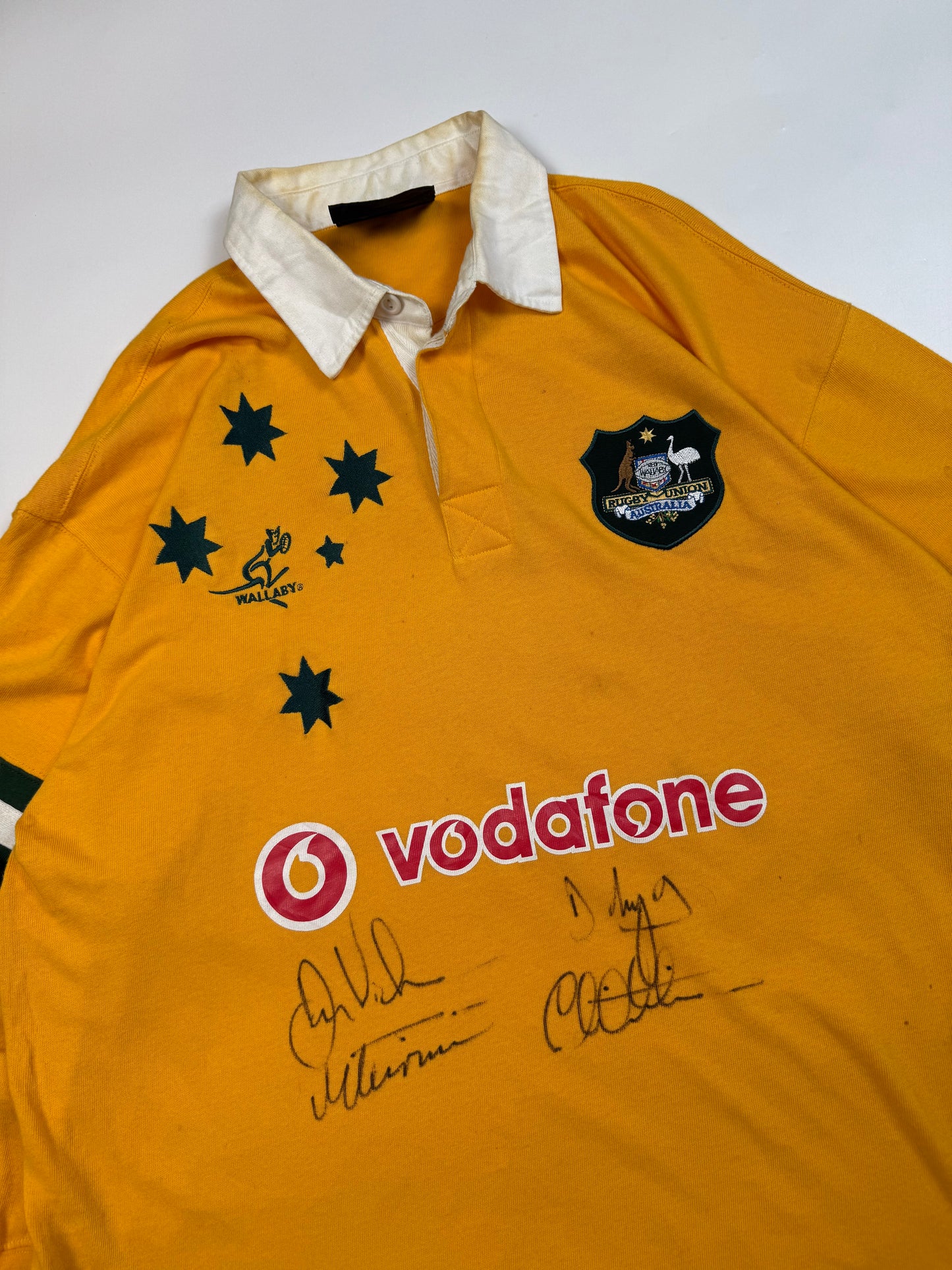 Vintage Australia Wallabies 2003 Hong Kong sevens rugby shirt (L)