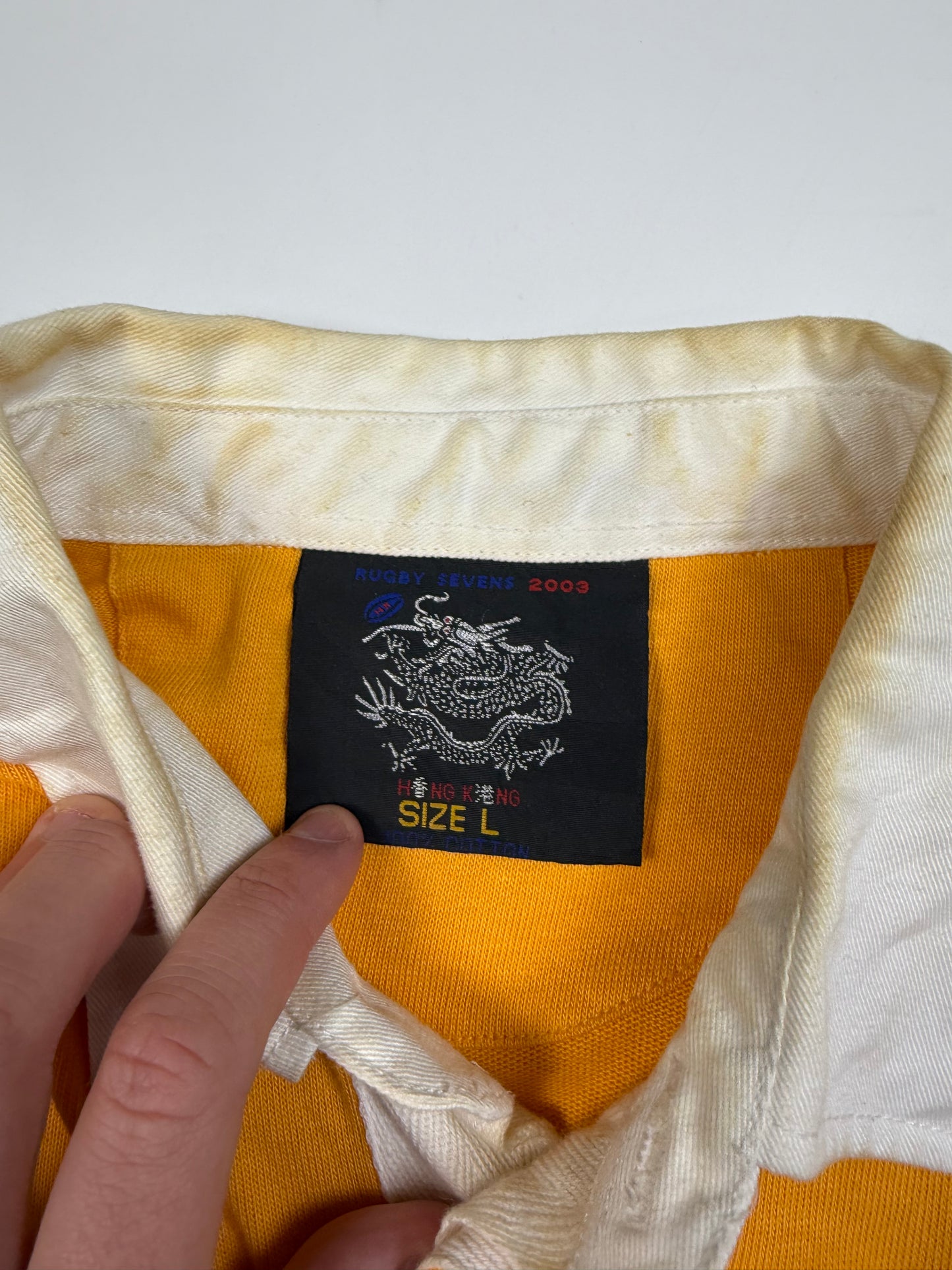 Vintage Australia Wallabies 2003 Hong Kong sevens rugby shirt (L)