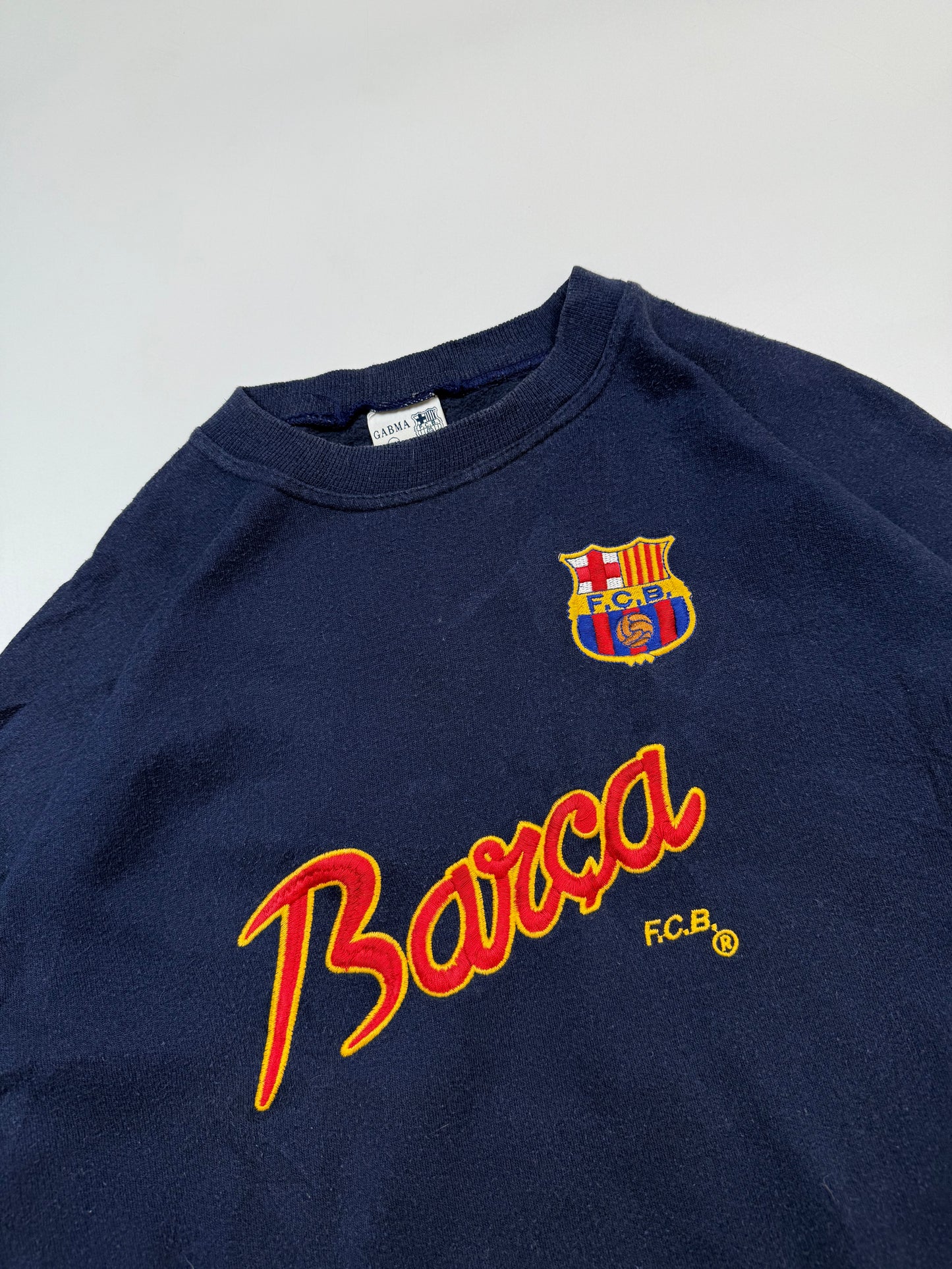 Vintage 90s Barcelona football sweatshirt (XL)
