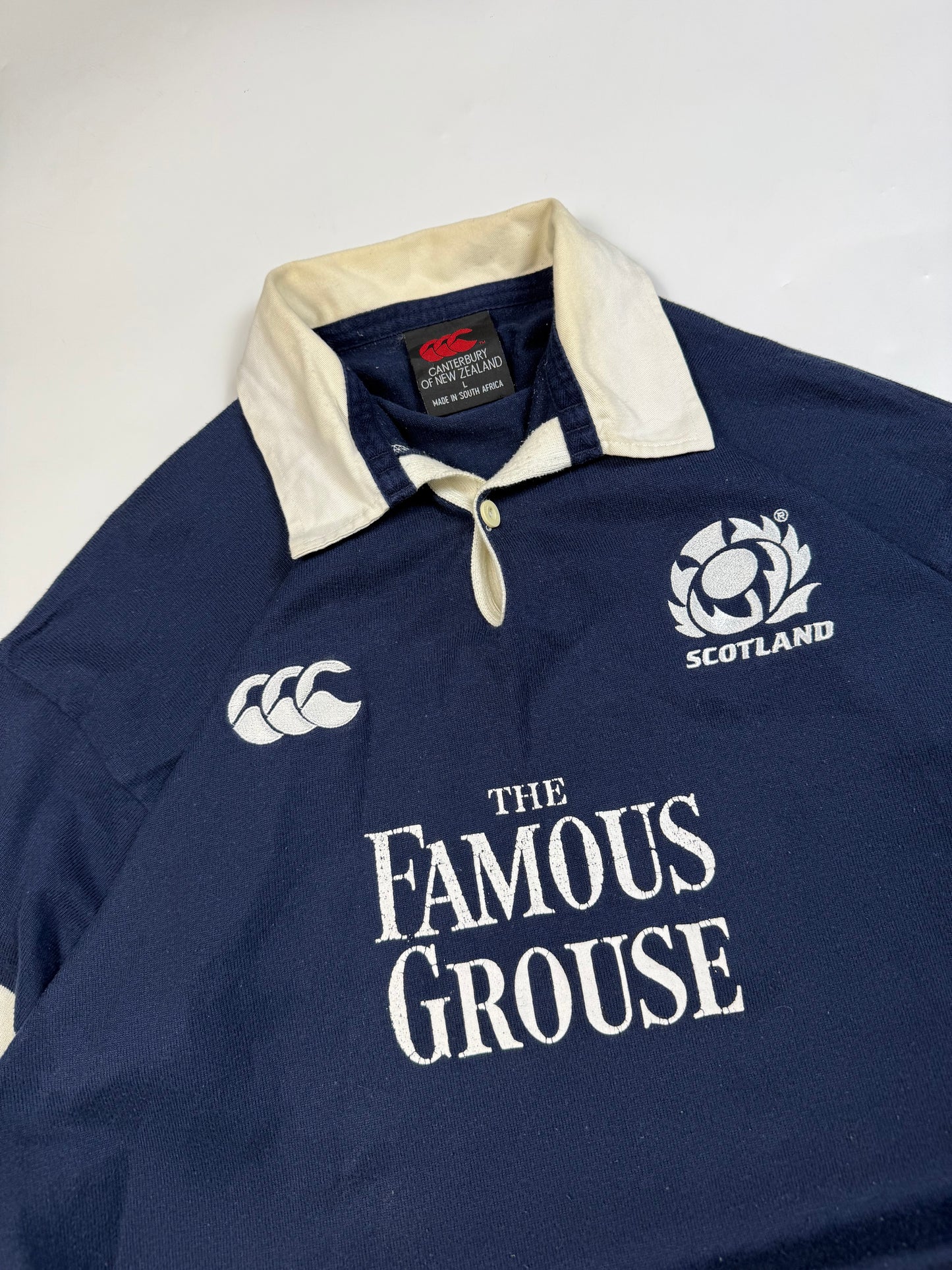 Vintage Scotland 2002-05 Canterbury rugby union shirt (L)