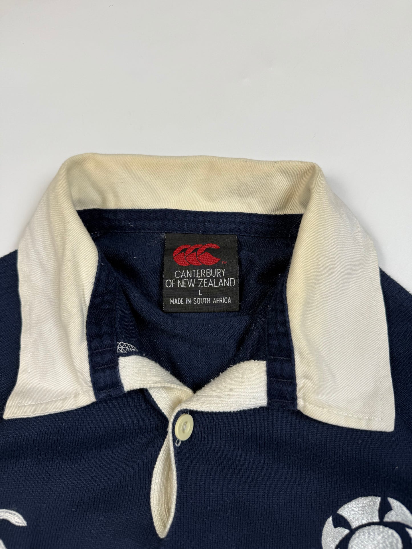Vintage Scotland 2002-05 Canterbury rugby union shirt (L)