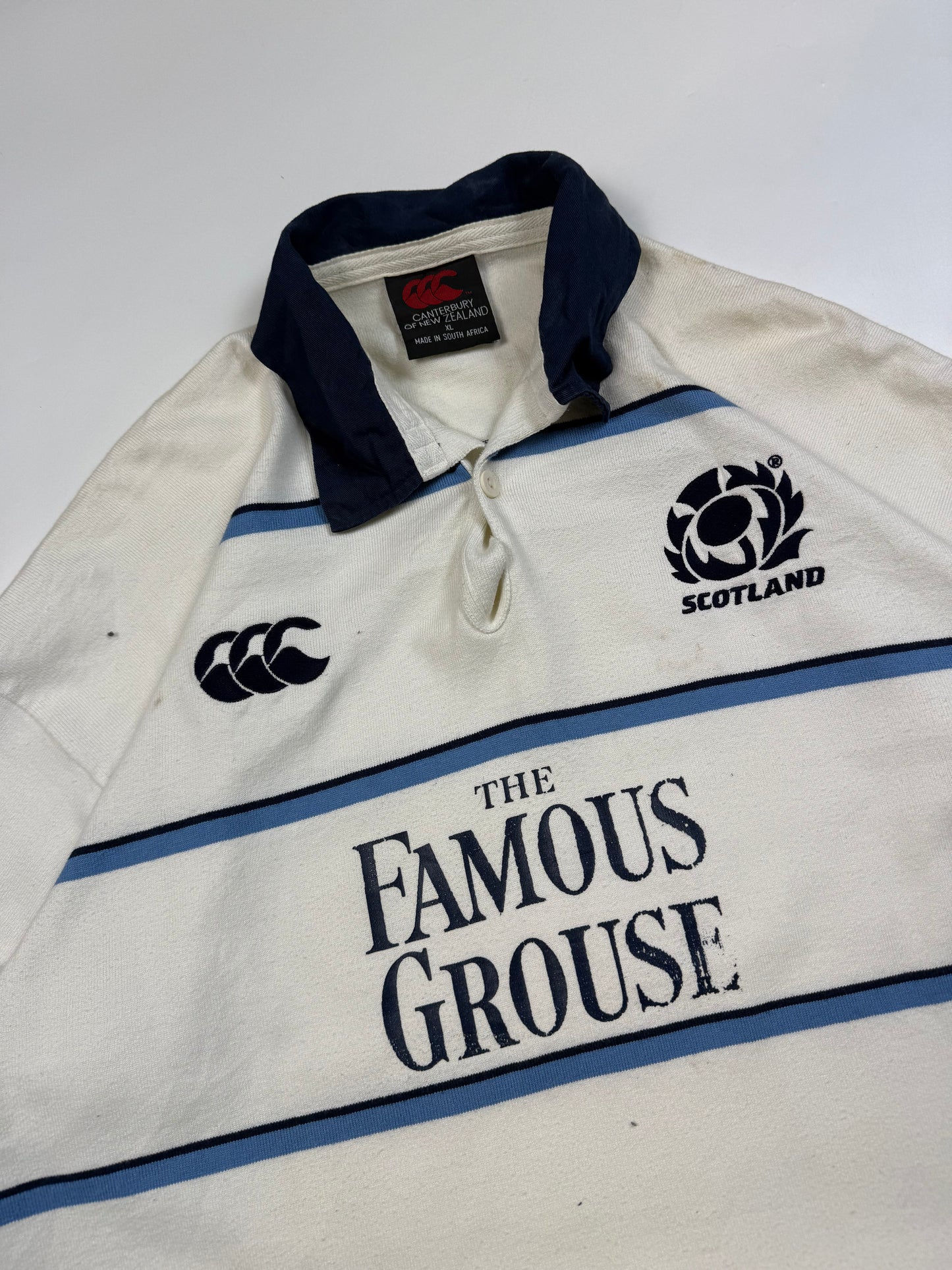 Vintage Scotland 2004/05 Canterbury away rugby union shirt (XL)