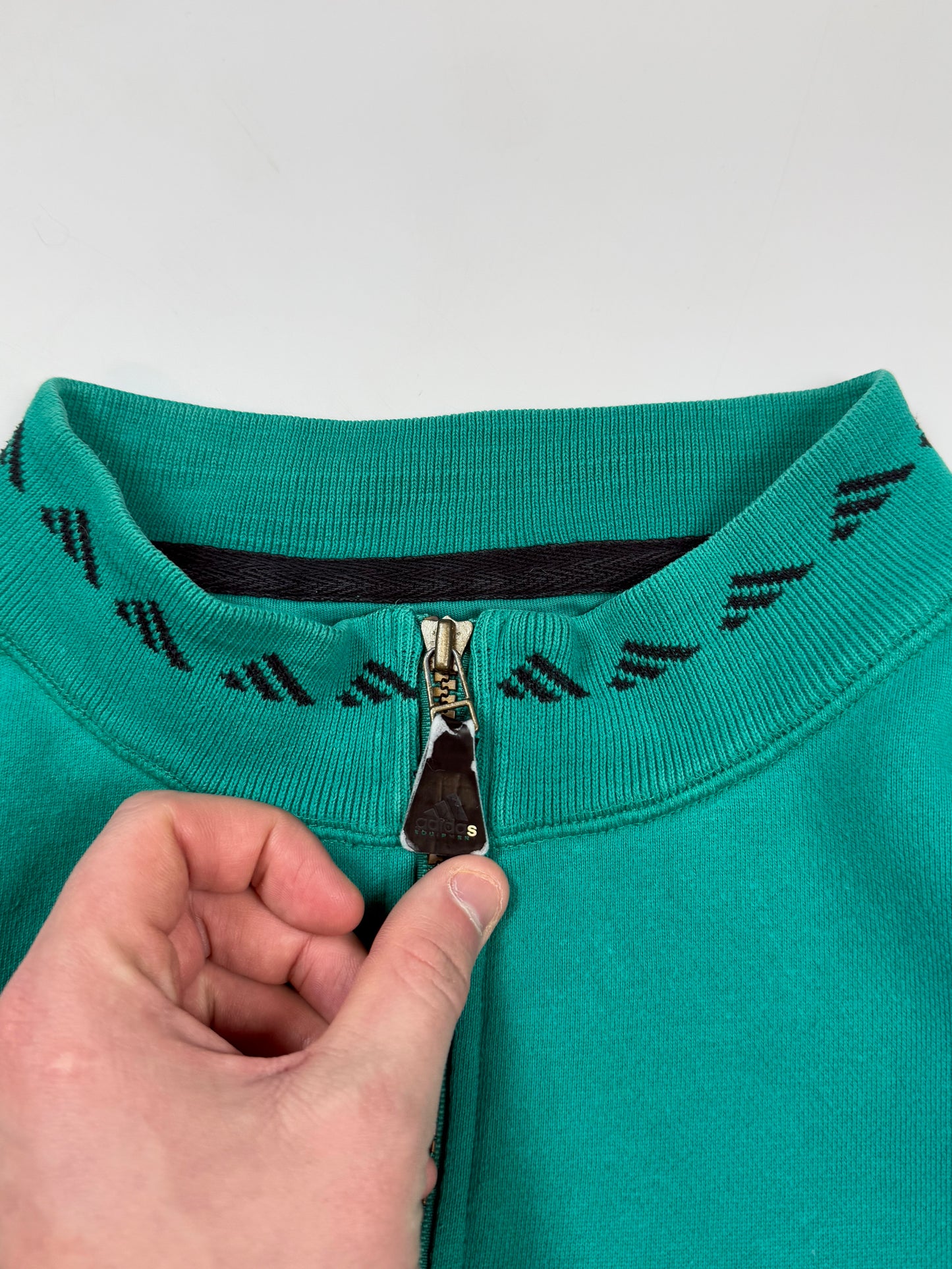Vintage 90s Adidas equipment quarter zip sweatshirt (XL)