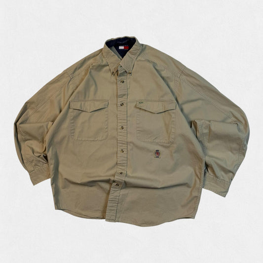 Vintage 90s Tommy Hilfiger button up shirt (L)