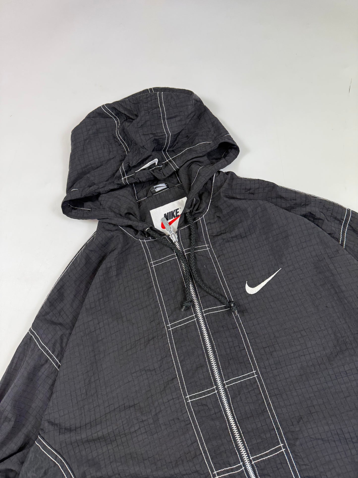 Vintage 90s Nike hooded jacket (M)
