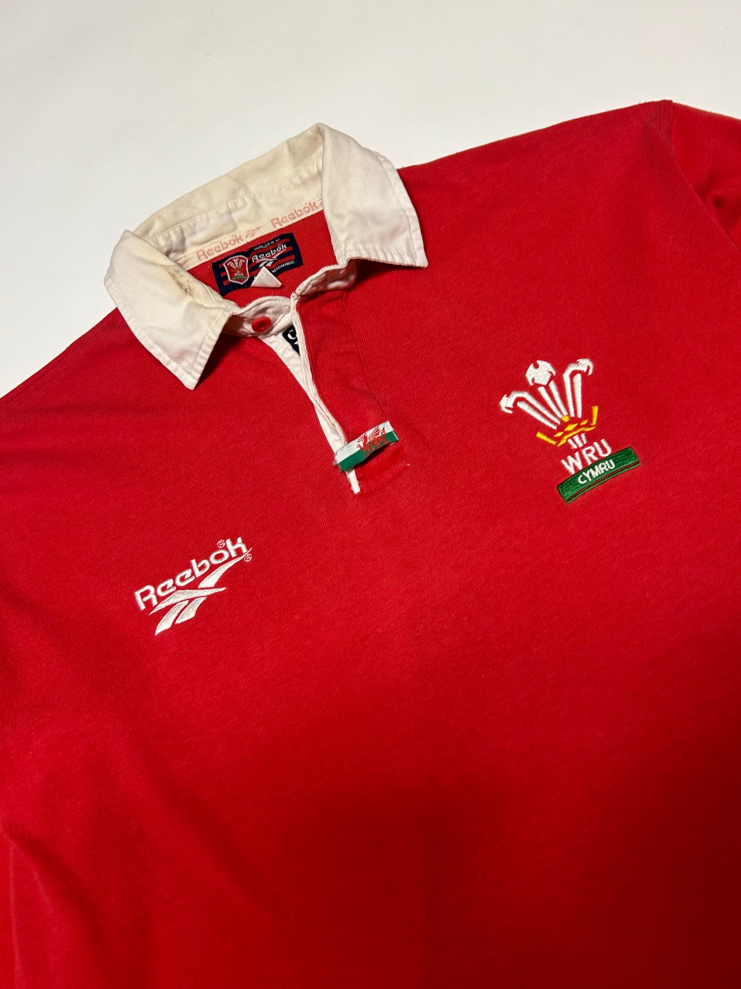 Vintage Wales 1996-98 Reebok rugby shirt (M)