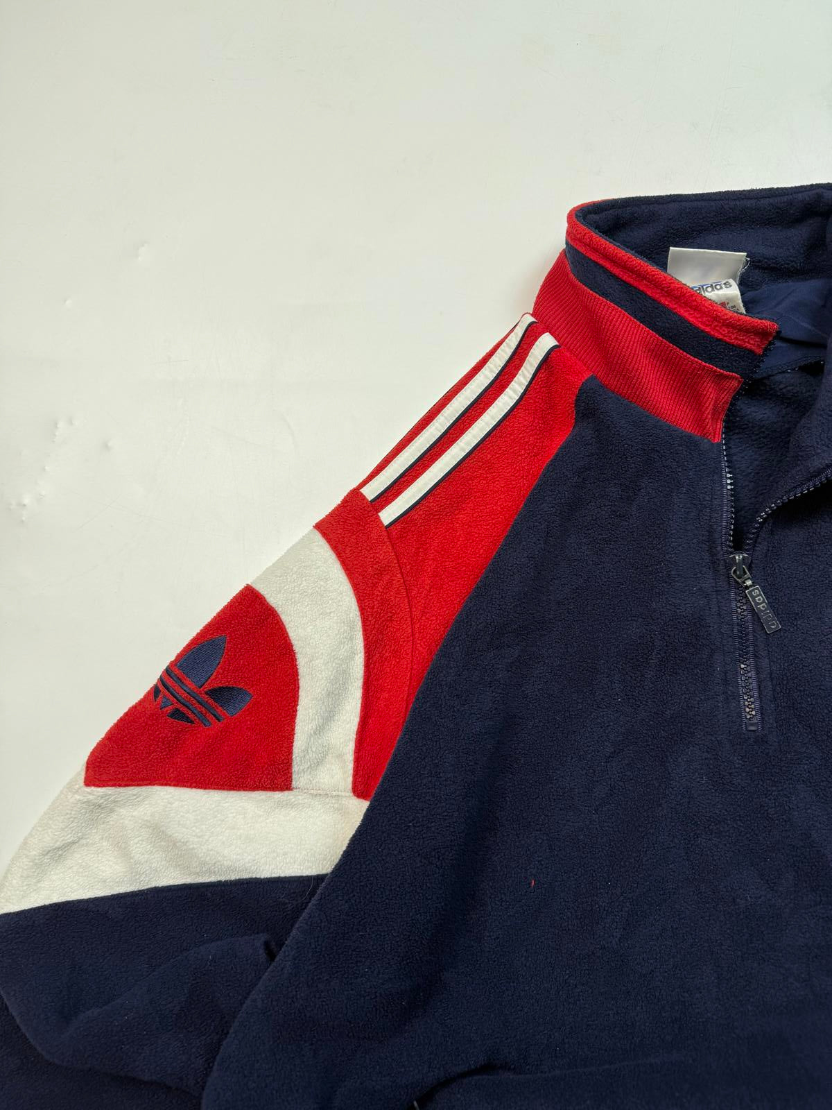Vintage 90s adidas originals colour block fleece (L)