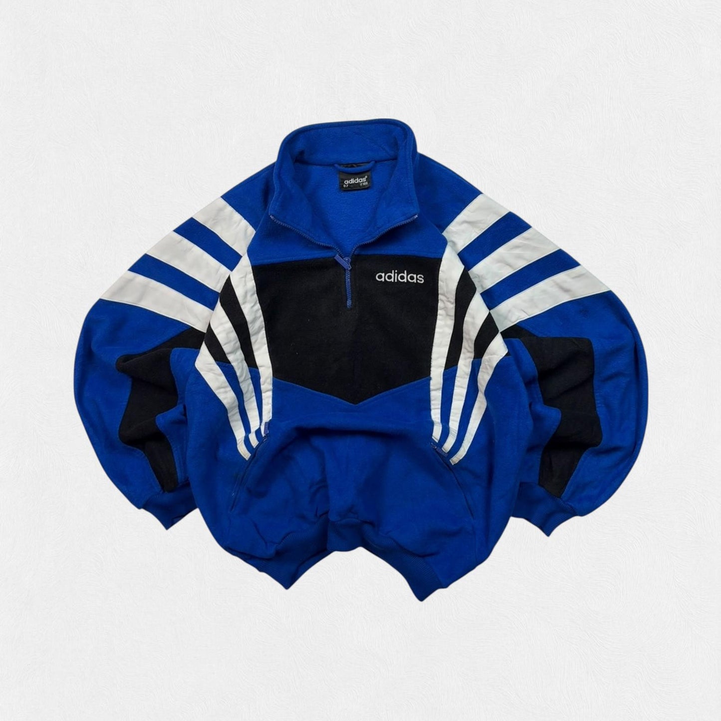 Vintage 90s adidas originals colour block fleece (L)