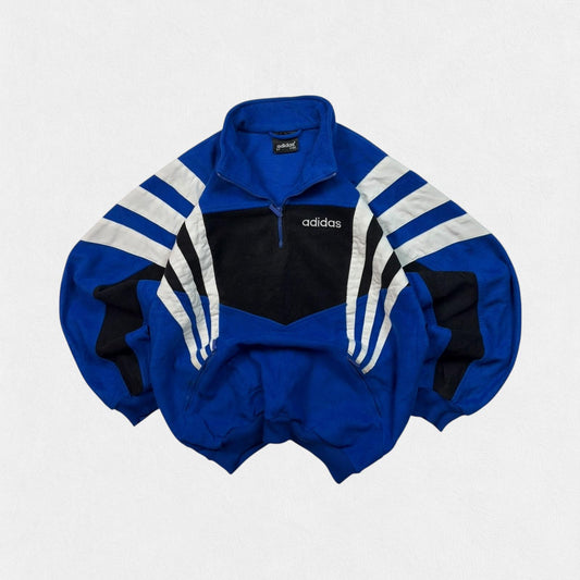 Vintage 90s adidas originals colour block fleece (L)