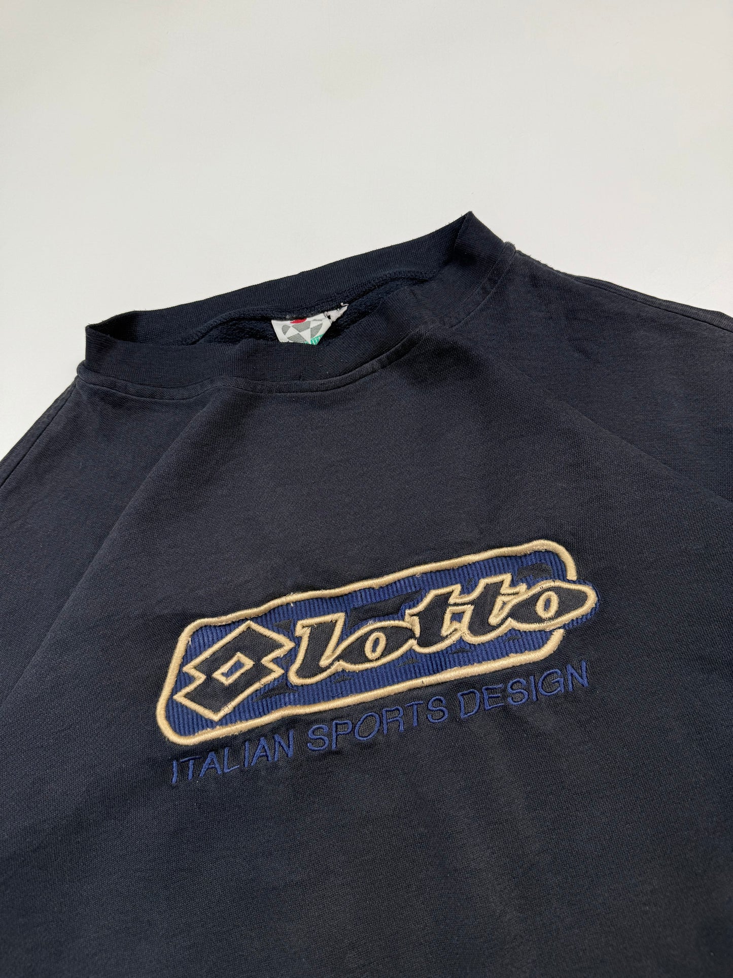 Vintage 90s Lotto spell out sweatshirt (L)