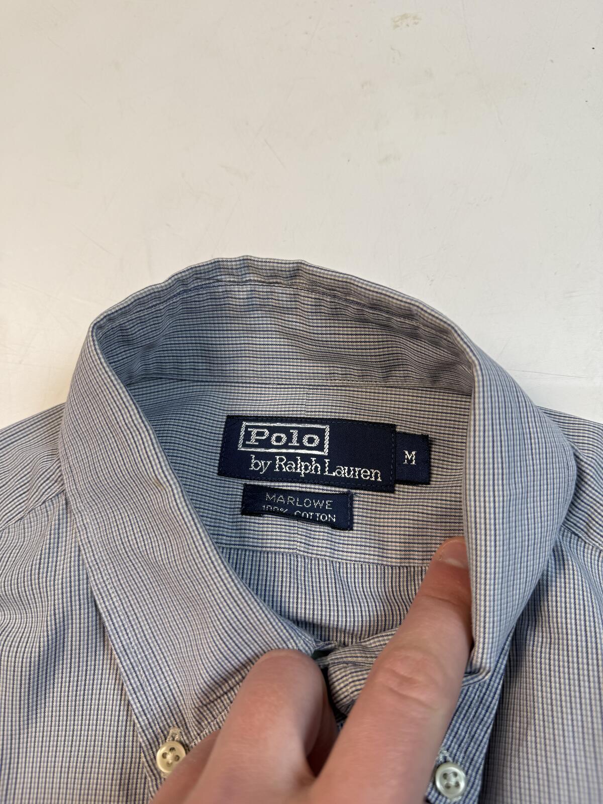 Vintage Polo Ralph Lauren checkered short sleeve shirt (M)