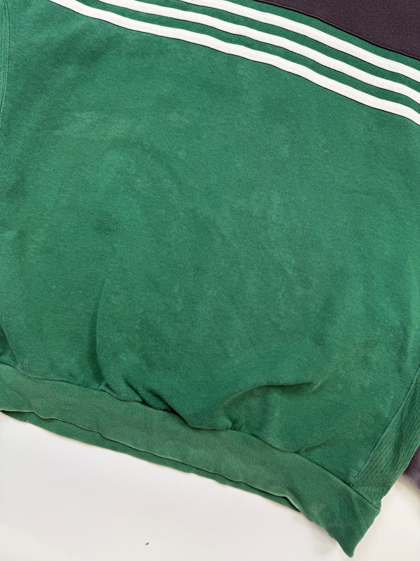 Vintage 90s Adidas colour block centre logo sweatshirt (M)