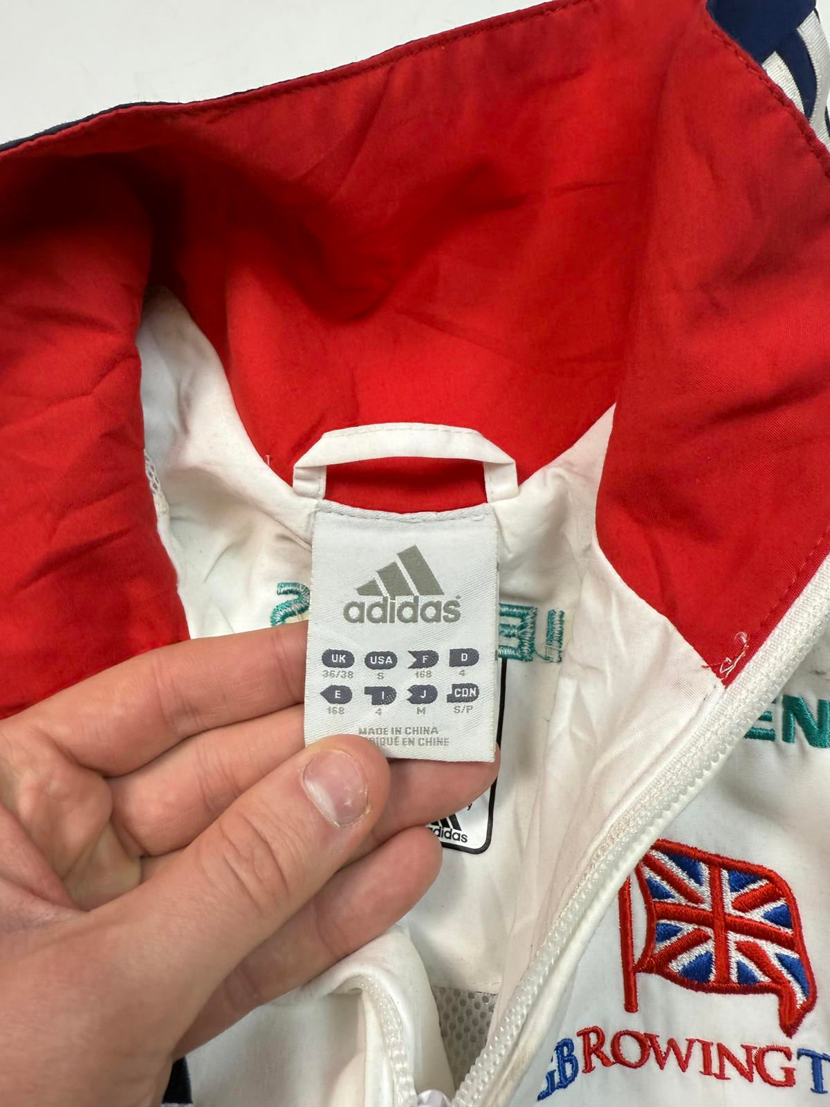 Vintage Great Britain rowing team adidas track jacket (S)