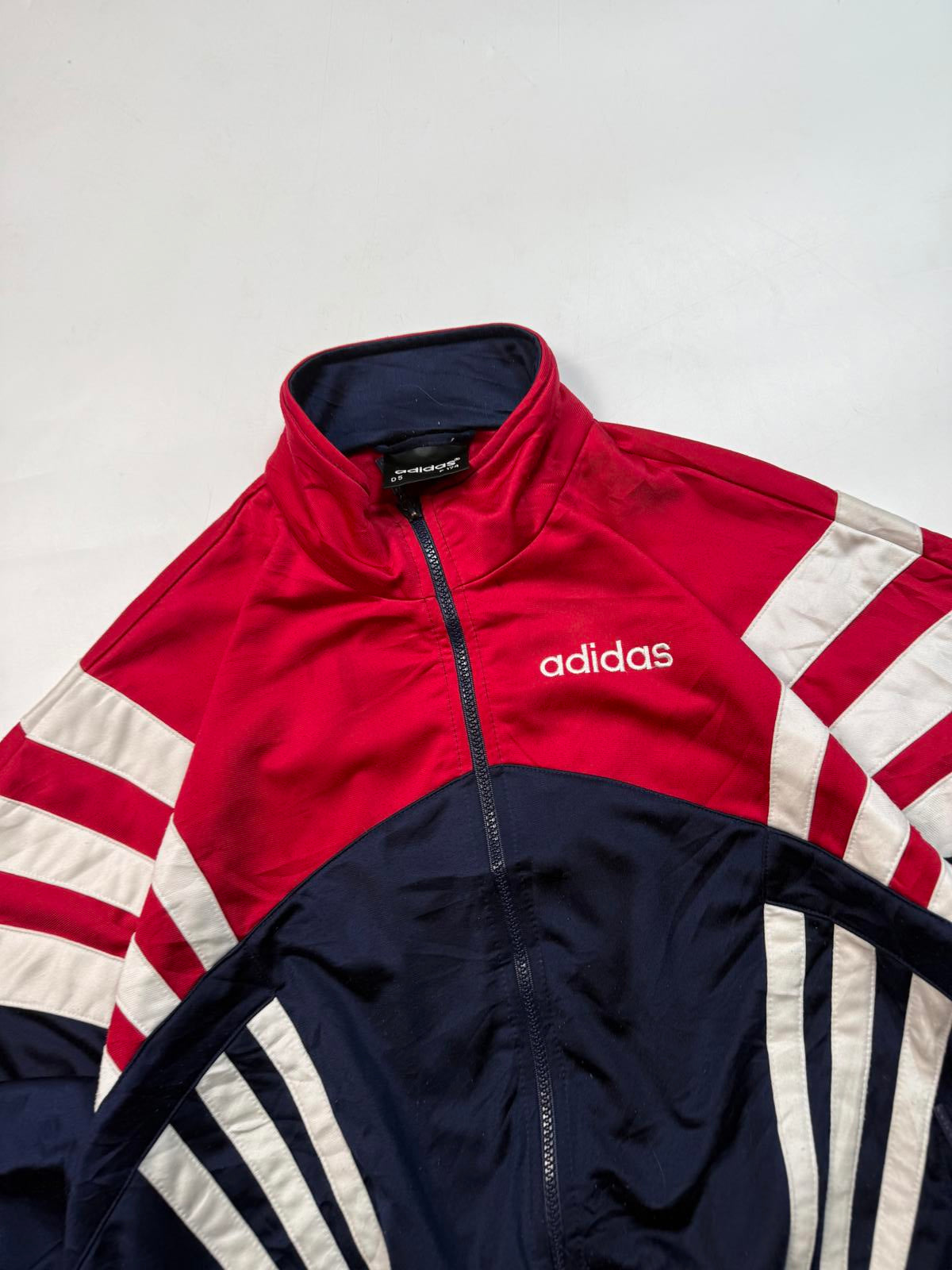 Vintage 90s adidas originals colour block track jacket (M)