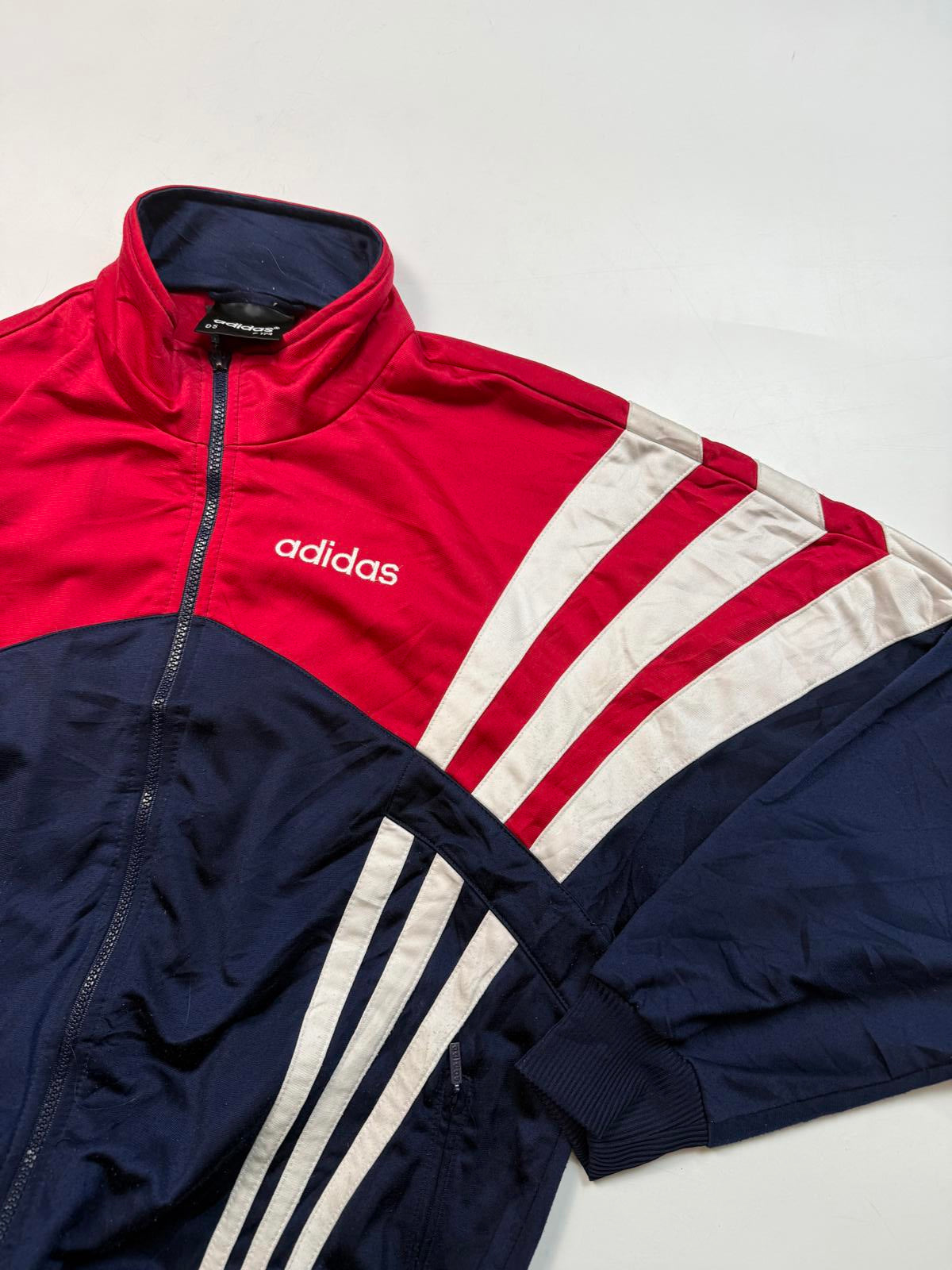 Vintage 90s adidas originals colour block track jacket (M)