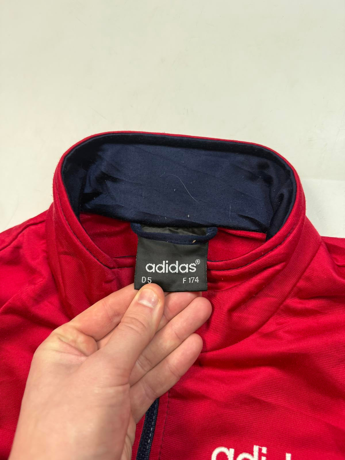 Vintage 90s adidas originals colour block track jacket (M)