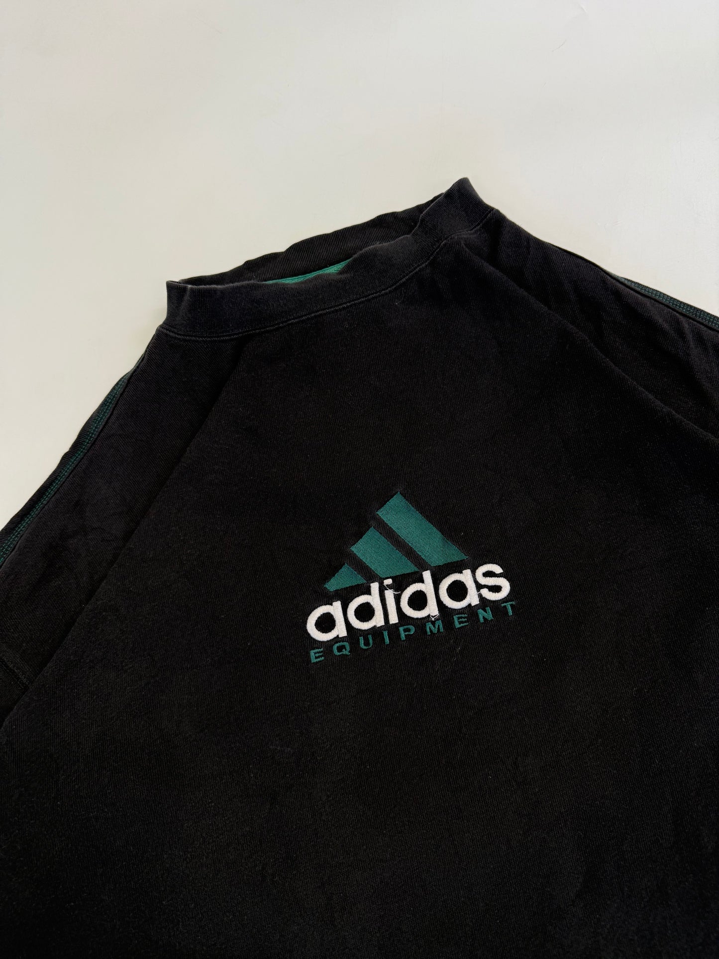 Vintage 90s Adidas equipment centre logo sweatshirt (L)