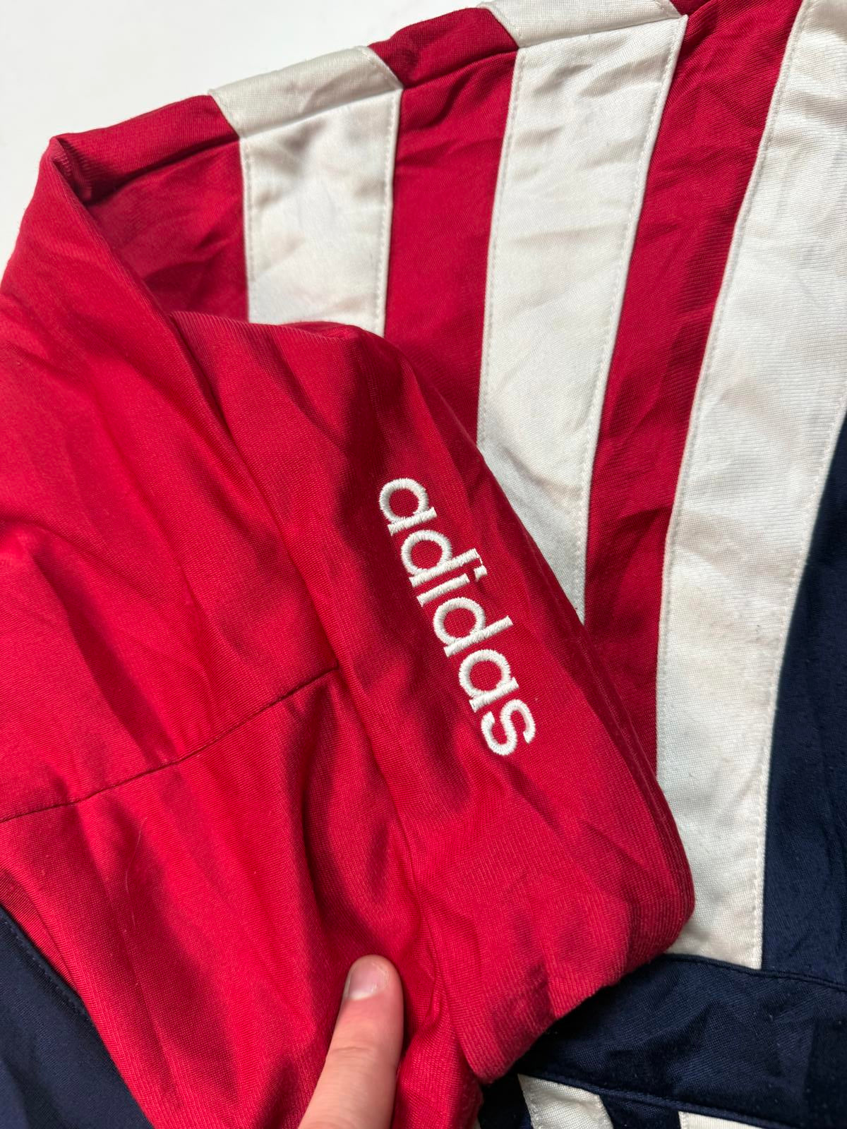 Vintage 90s adidas originals colour block track jacket (M)