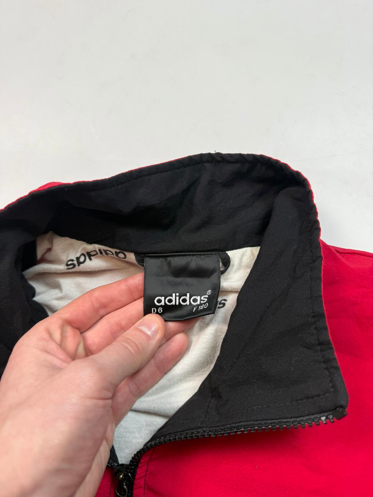 Vintage 90s adidas originals colour block track jacket (M)