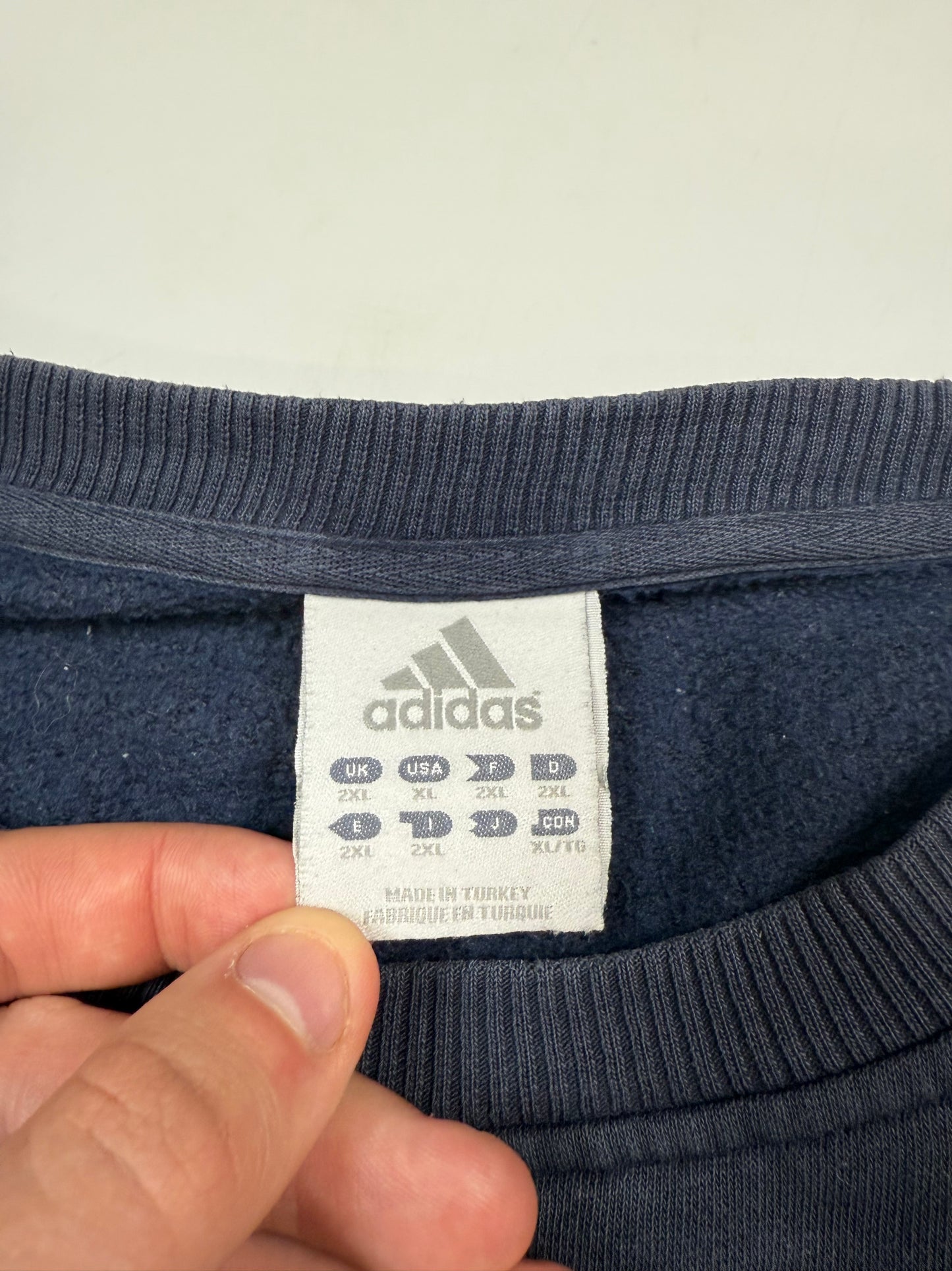 Vintage Adidas spell out sweatshirt (XL)