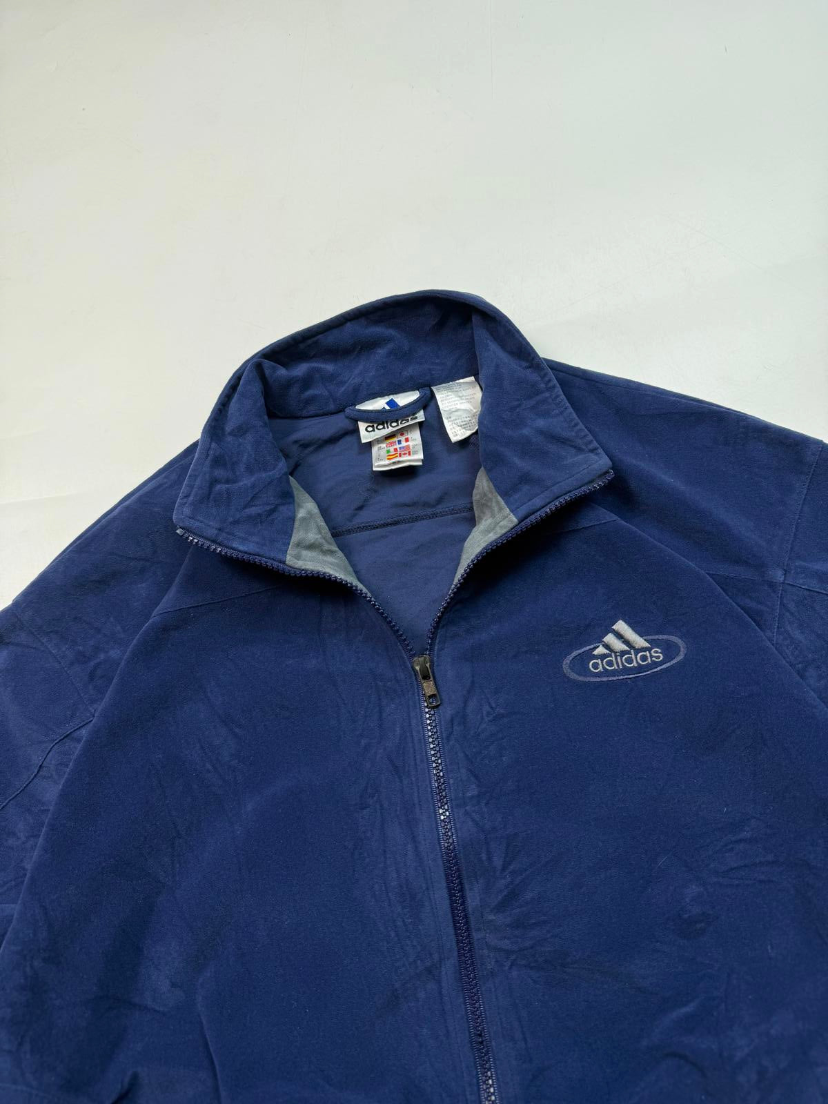 Vintage 90s adidas velour track top (M)