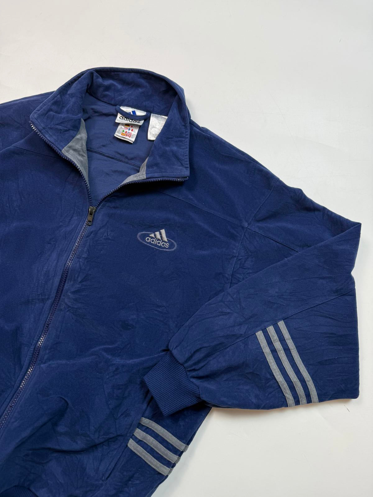 Vintage 90s adidas velour track top (M)