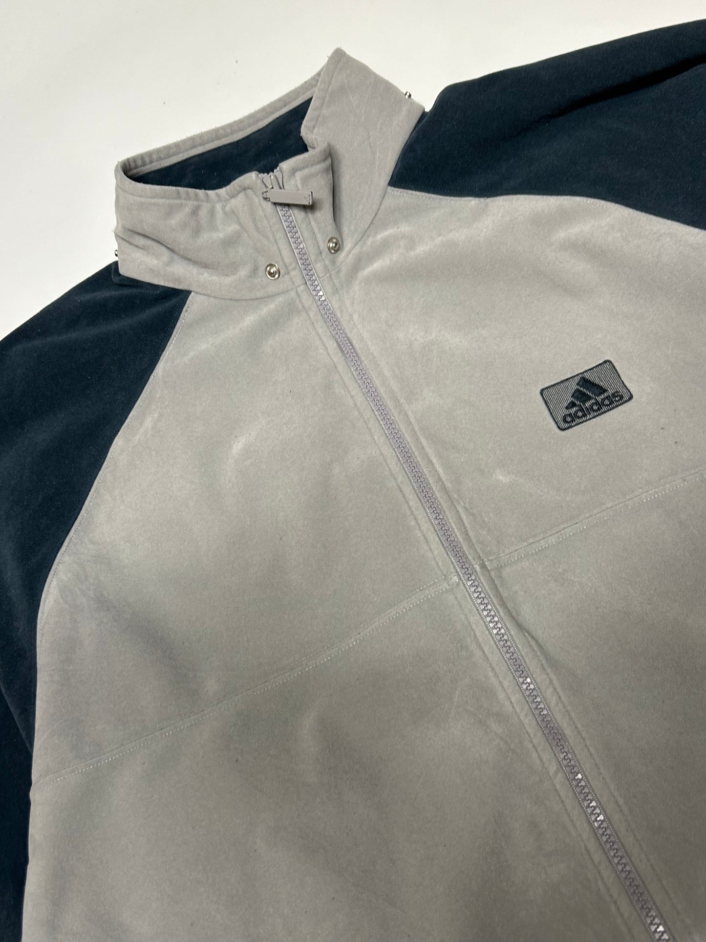 Vintage Adidas velour track jacket (XL)