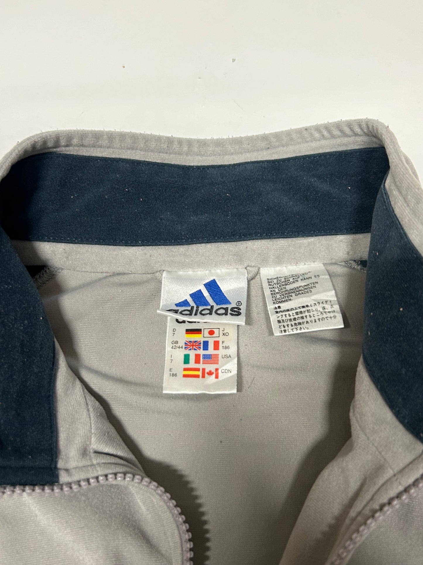 Vintage Adidas velour track jacket (XL)