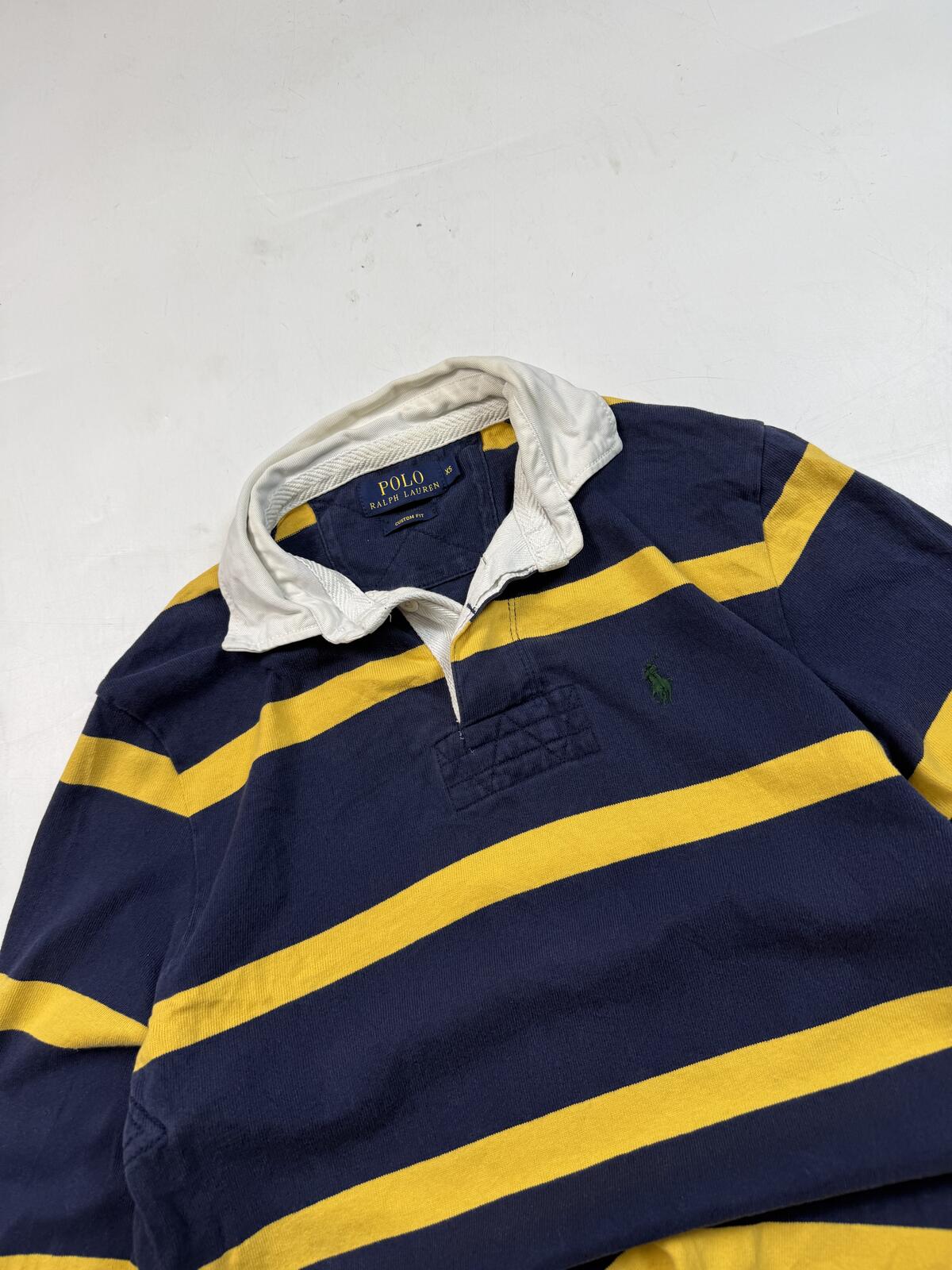Polo Ralph Lauren striped rugby polo shirt (XS)
