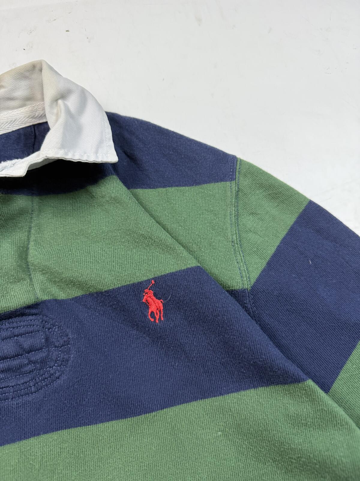 Polo Ralph Lauren striped rugby polo shirt (M)