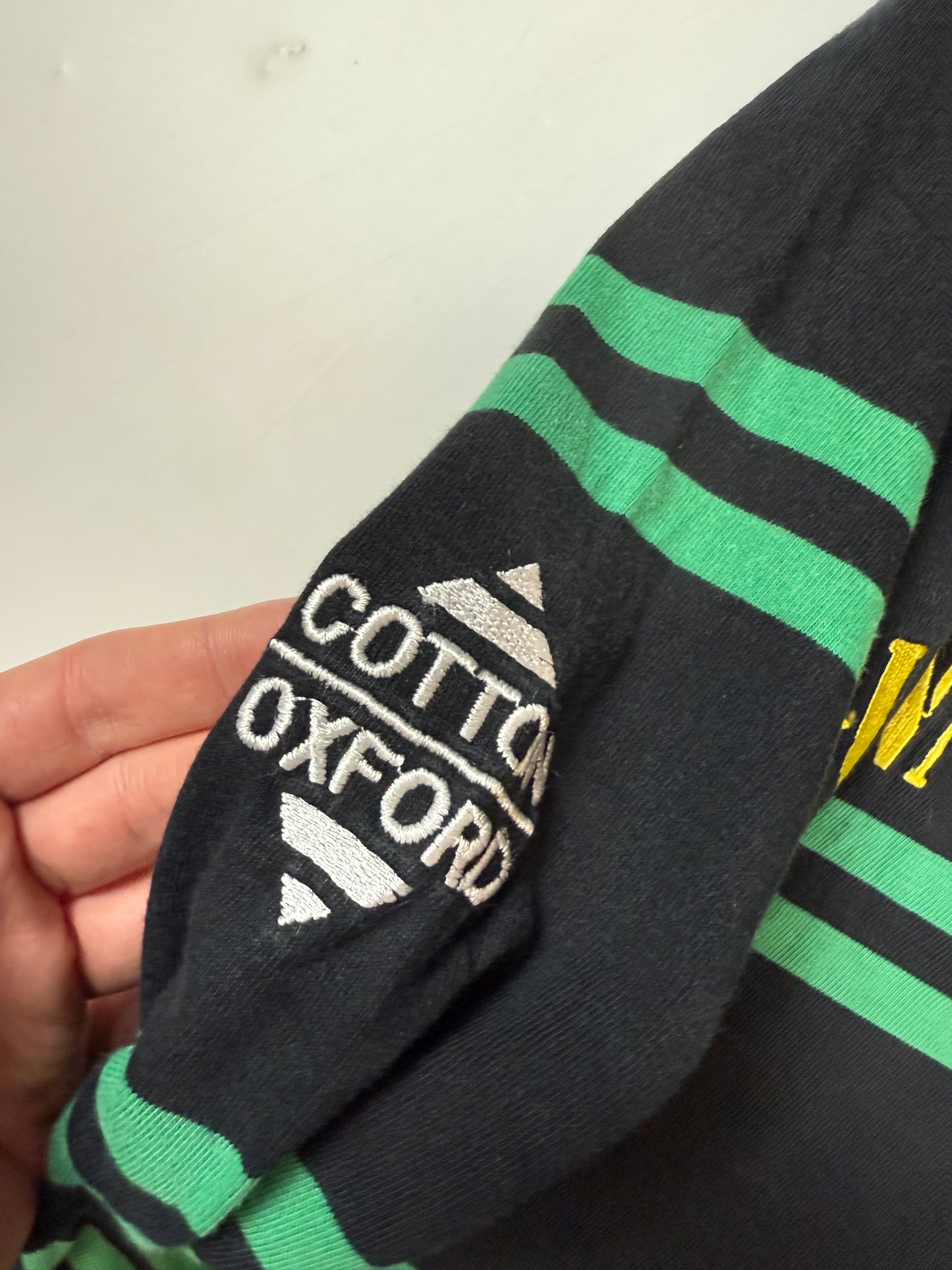 Vintage London Irish 1997/98 Cotton Oxford rugby shirt (L)