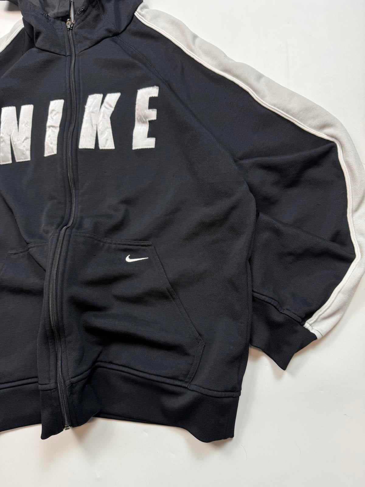 Vintage Nike spell out full zip hoodie (XL)