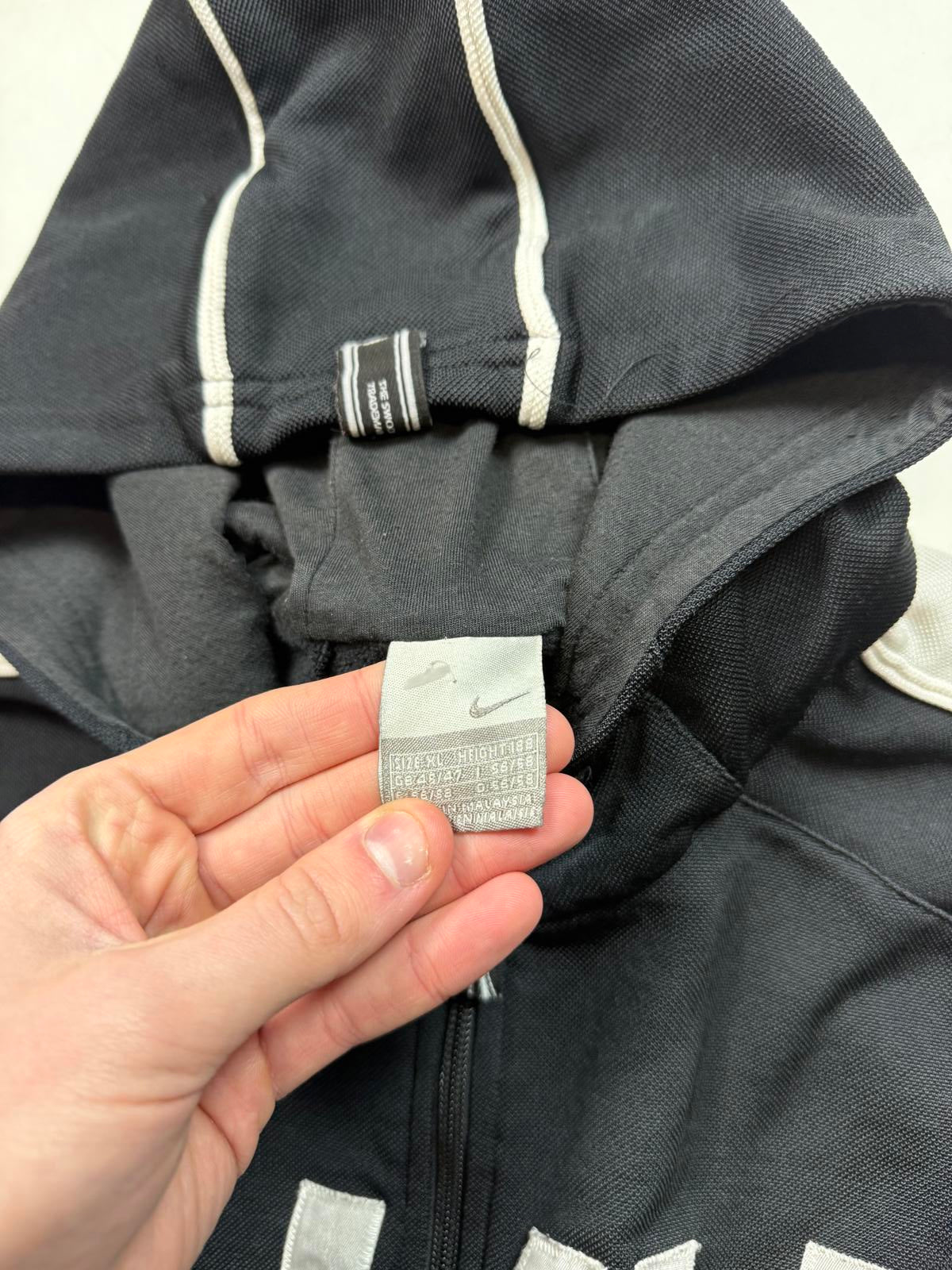 Vintage Nike spell out full zip hoodie (XL)
