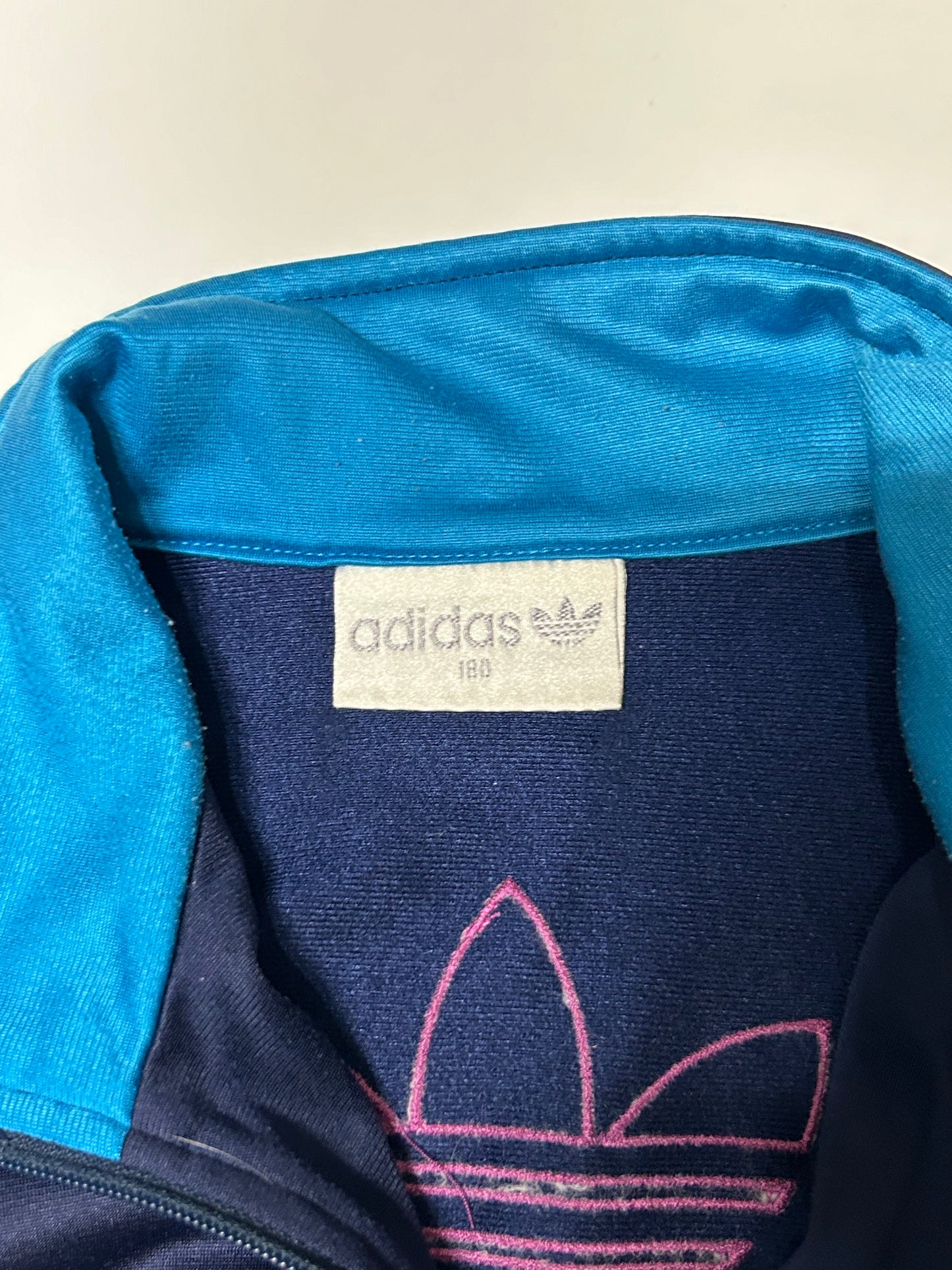 Vintage 90s Adidas colour block track jacket (M)